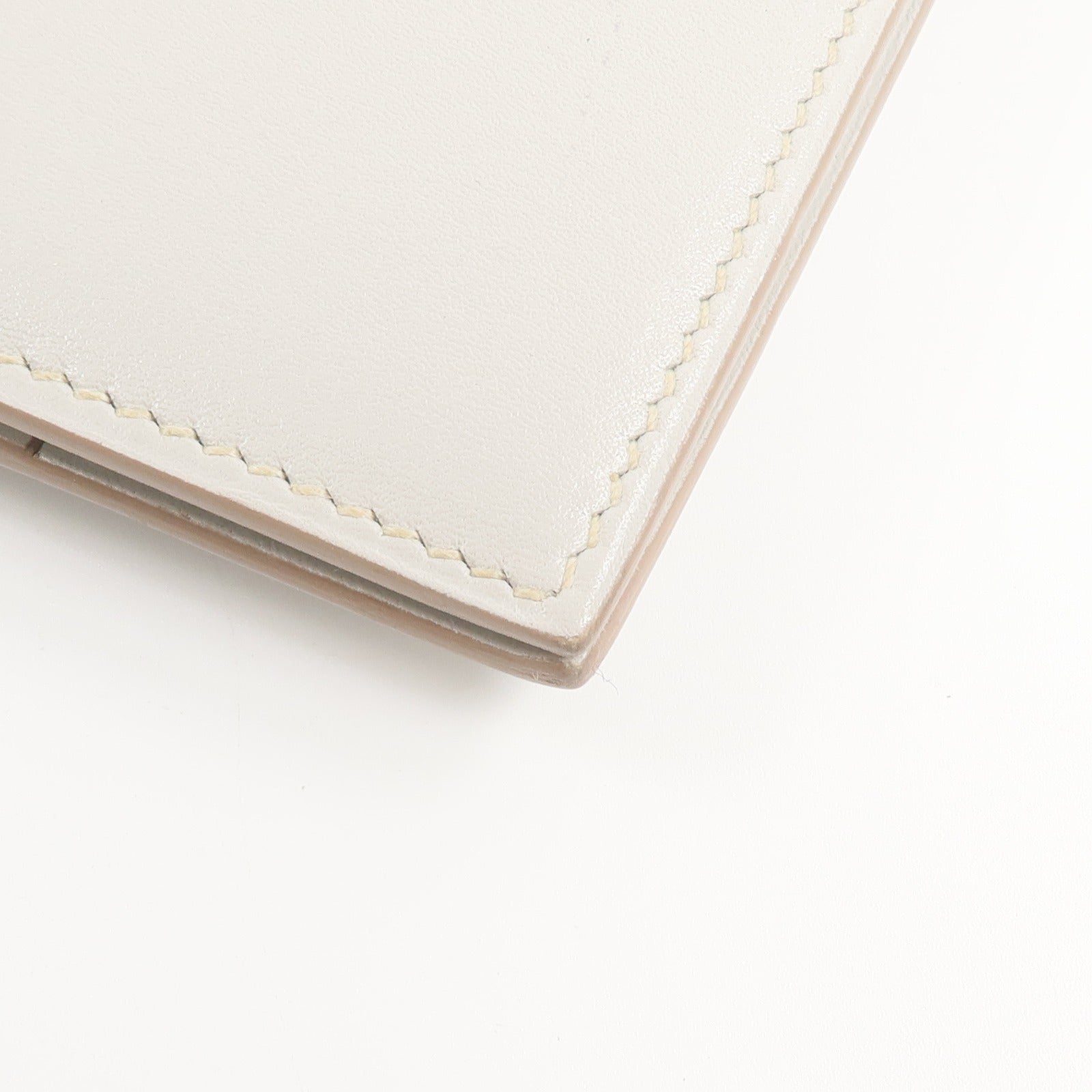 HERMES Tadelakt皮革/蜥蝪皮革Bearn Long Wallet長錢包Gris Perle