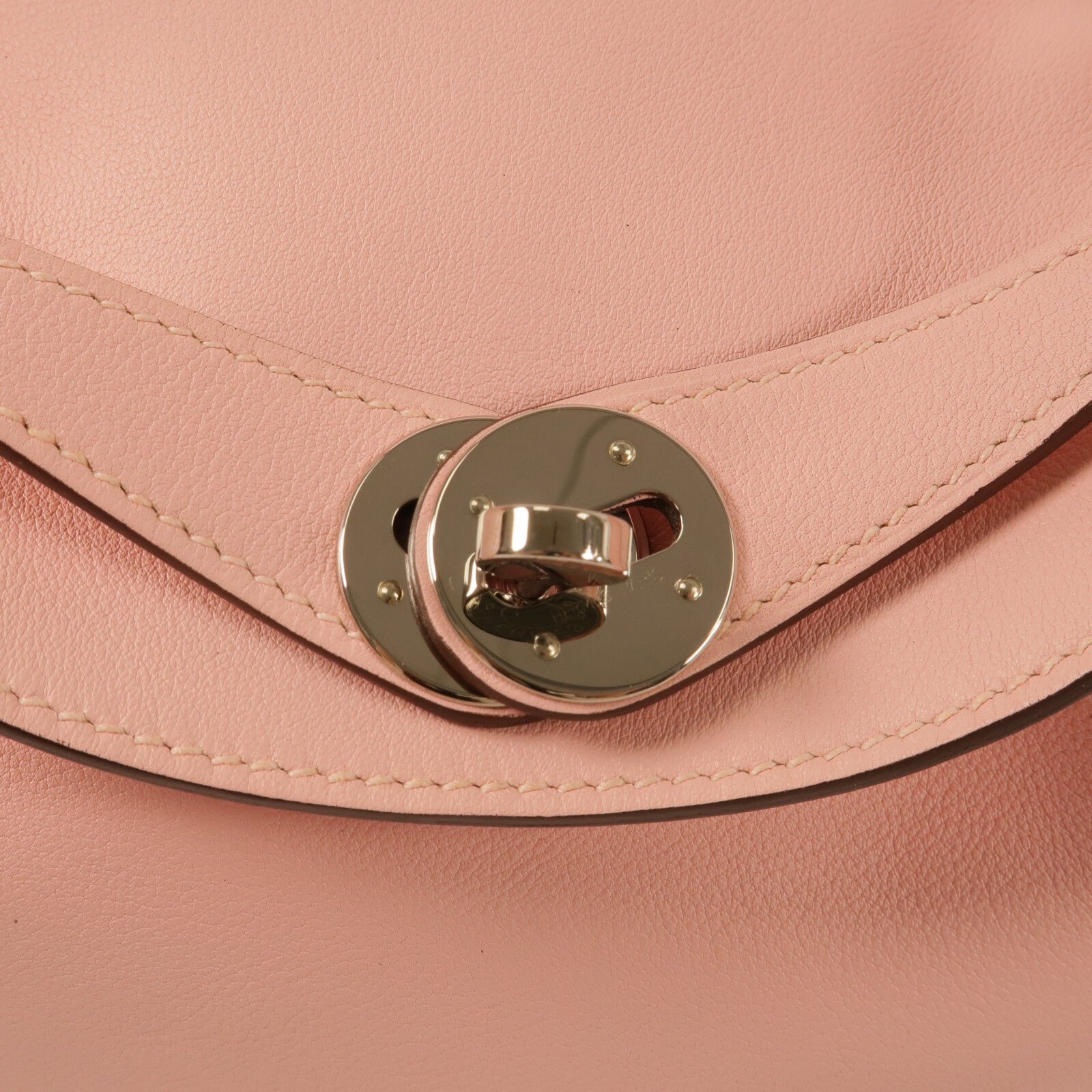 HERMES Swift皮革Lindy 26手挽肩背兩用袋Rose Sakura