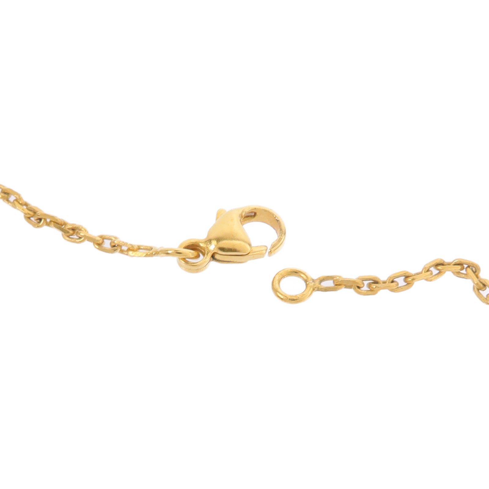 HERMES 金屬/Swift皮革O'Kelly Necklace項鍊Orange