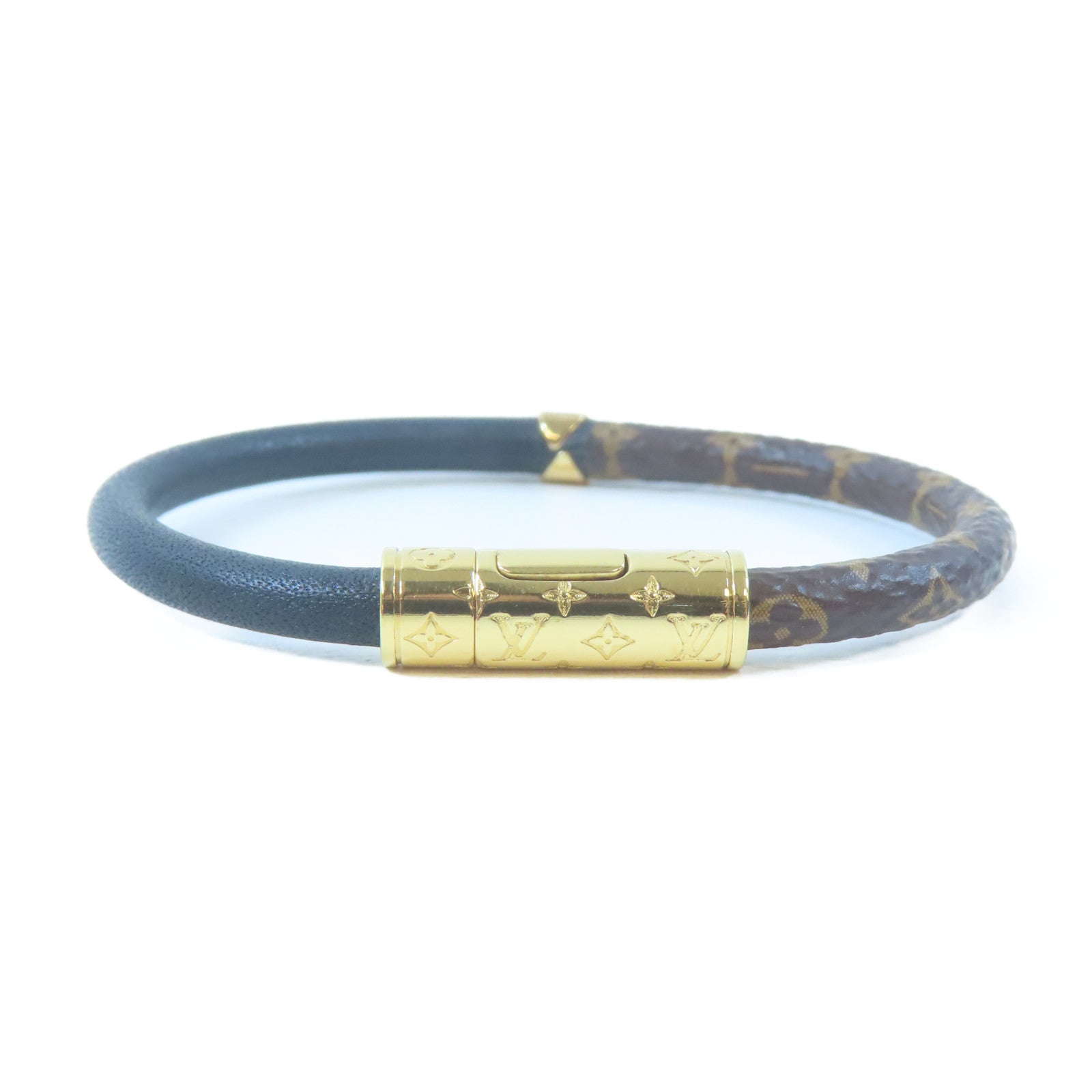LOUIS VUITTON Monogram Daily Confidertial Bracelet手鏈啡色