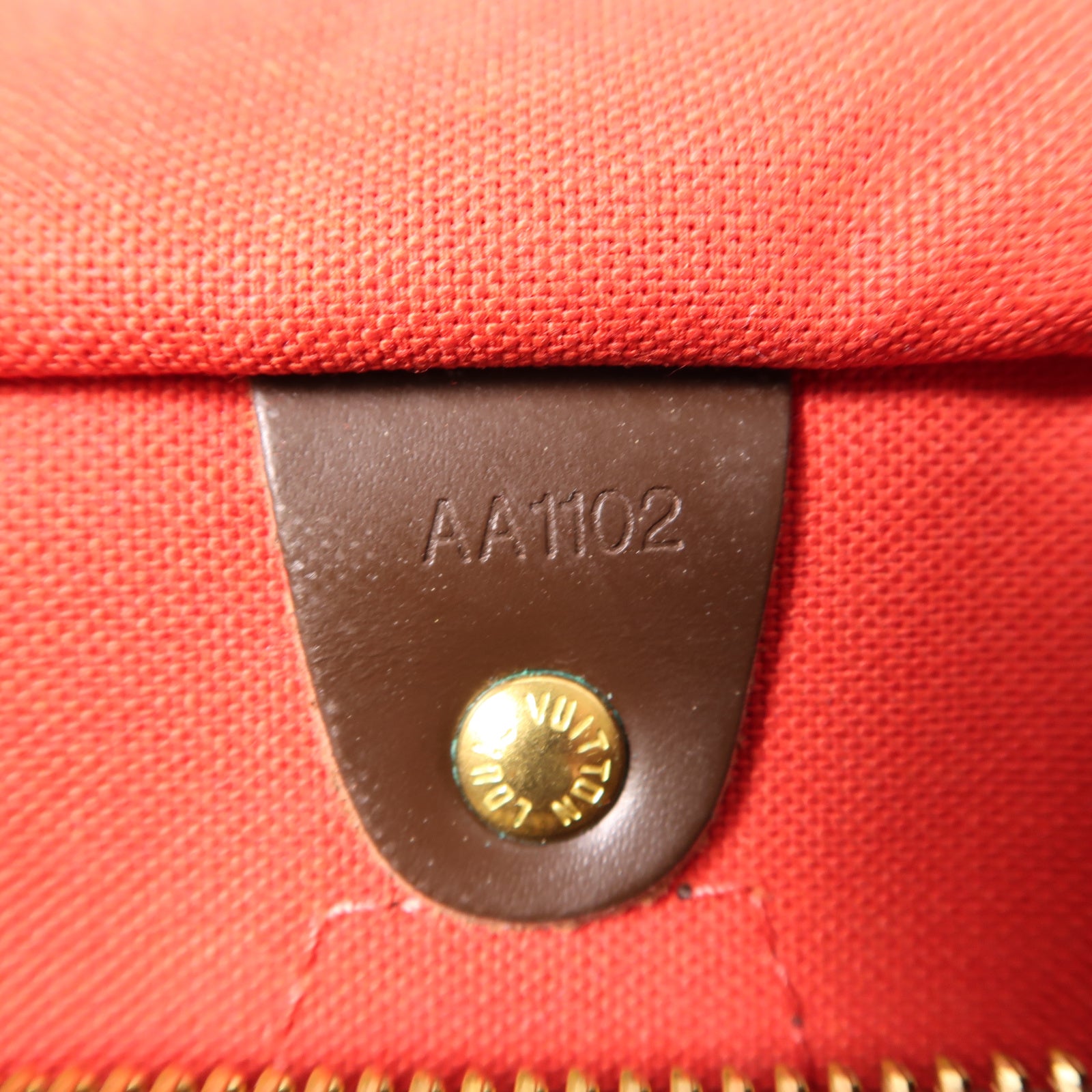 LOUIS VUITTON Damier Speedy 30金扣手挽袋啡色