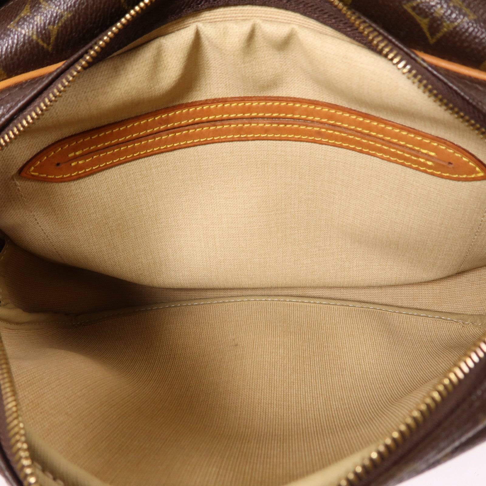 LOUIS VUITTON Monogram Reporter PM金扣肩背袋棕色