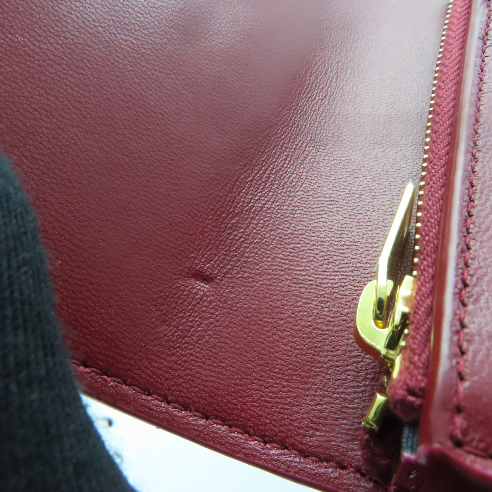 SAINT LAURENT【激減優惠】 羊皮皮革Wallet金扣錢包