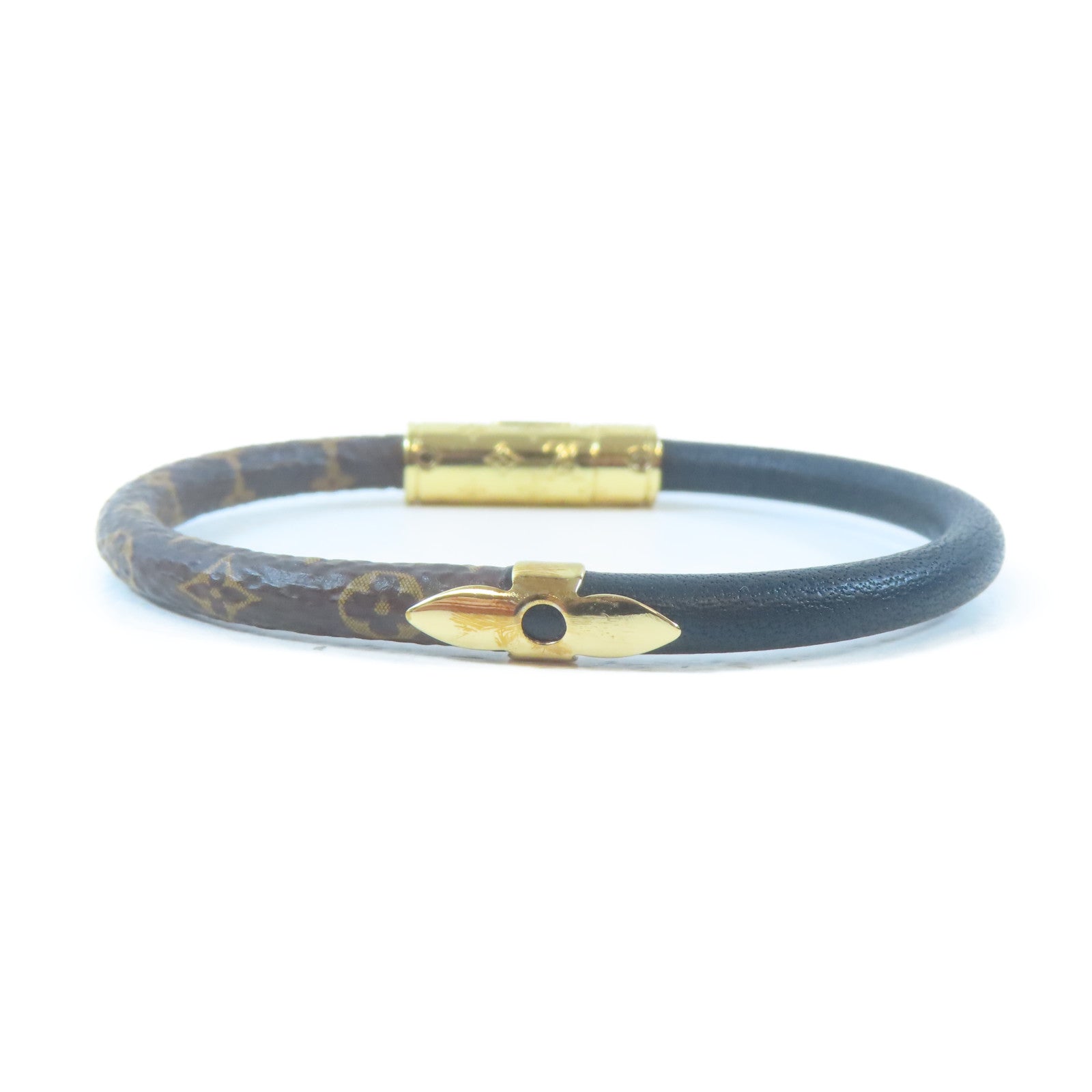 LOUIS VUITTON Monogram Daily Confidertial Bracelet手鏈啡色