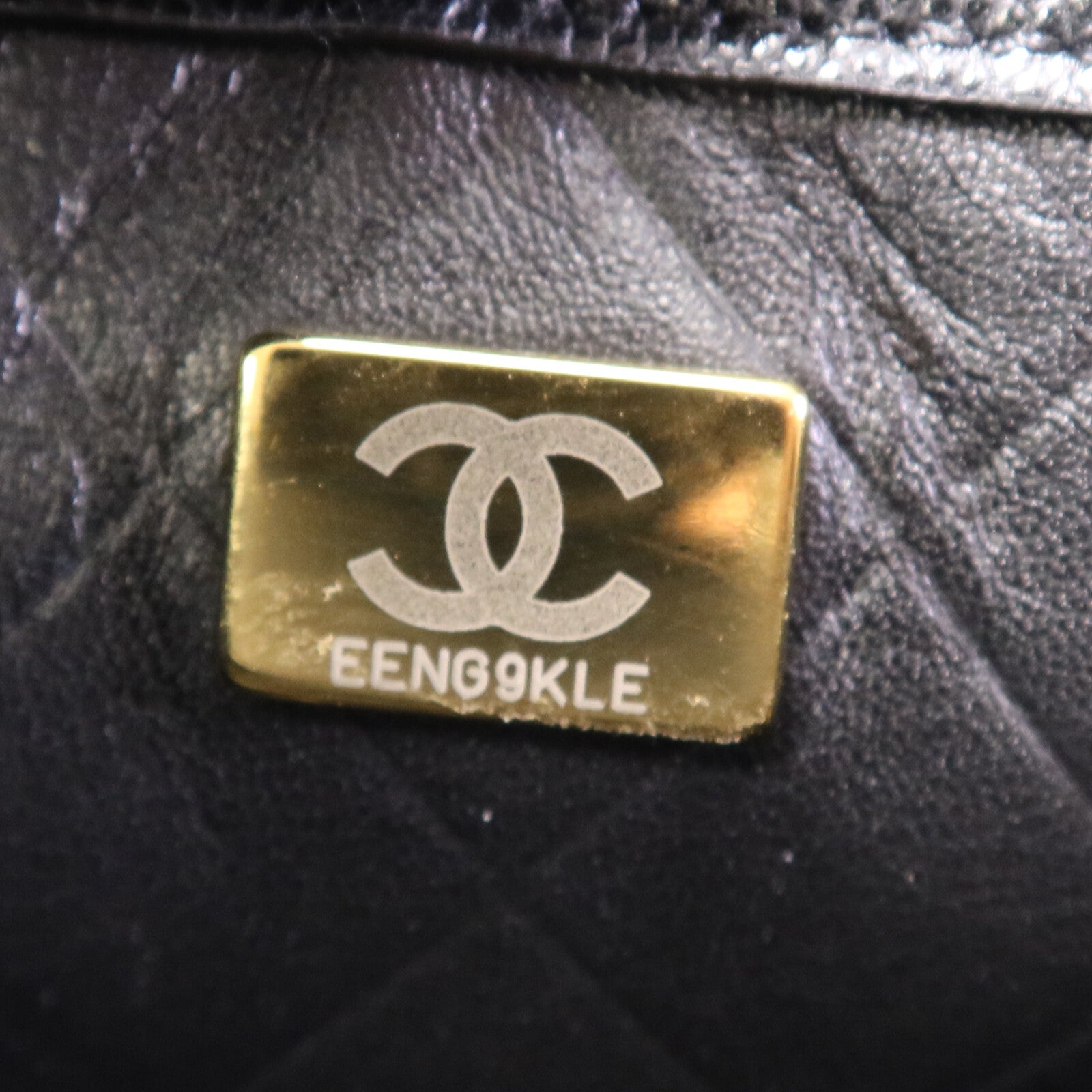 CHANEL 牛皮皮革Chain Shoulder Bag金扣鏈帶肩背袋