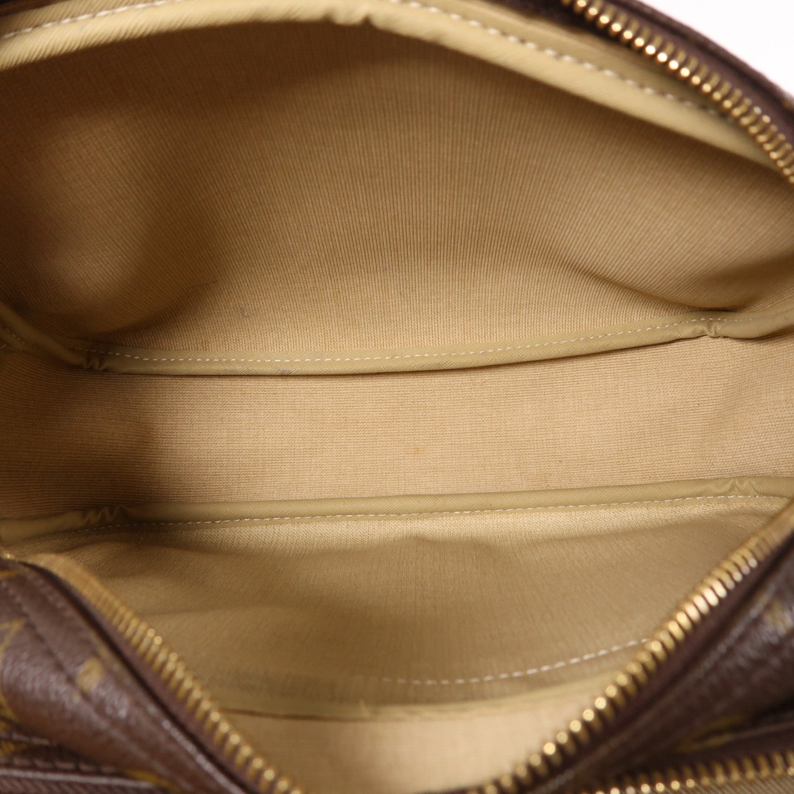 LOUIS VUITTON Monogram Reporter PM金扣肩背袋棕色