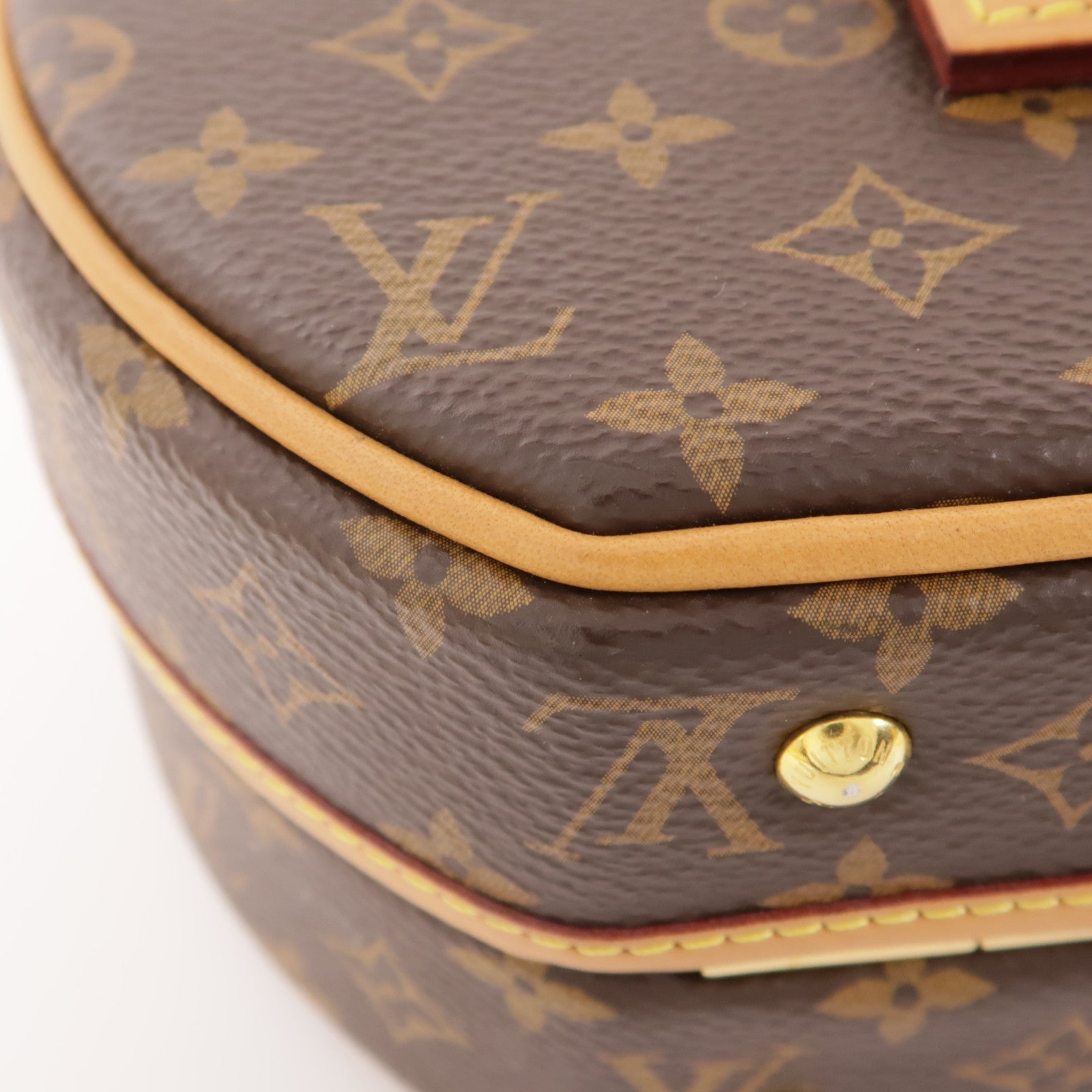 LOUIS VUITTON Monogram Petite Boite Chapeau金扣手挽肩背兩用袋