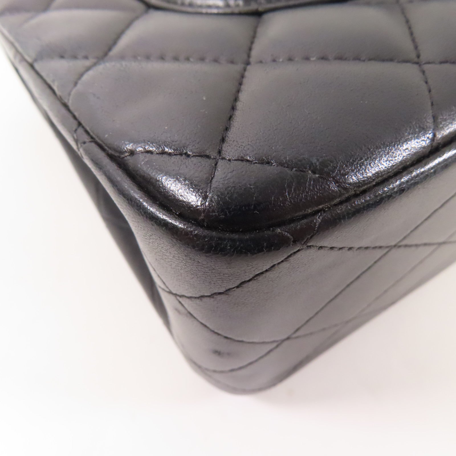 CHANEL 羊皮皮革Large Classic金扣鏈帶肩背袋