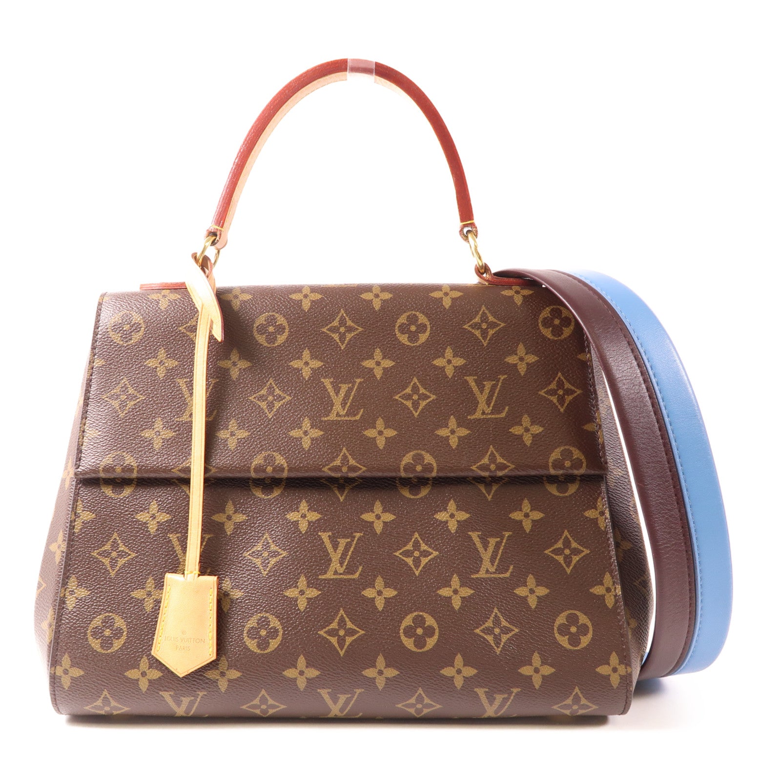 LOUIS VUITTON Monogram Cluny金扣手挽肩背兩用袋