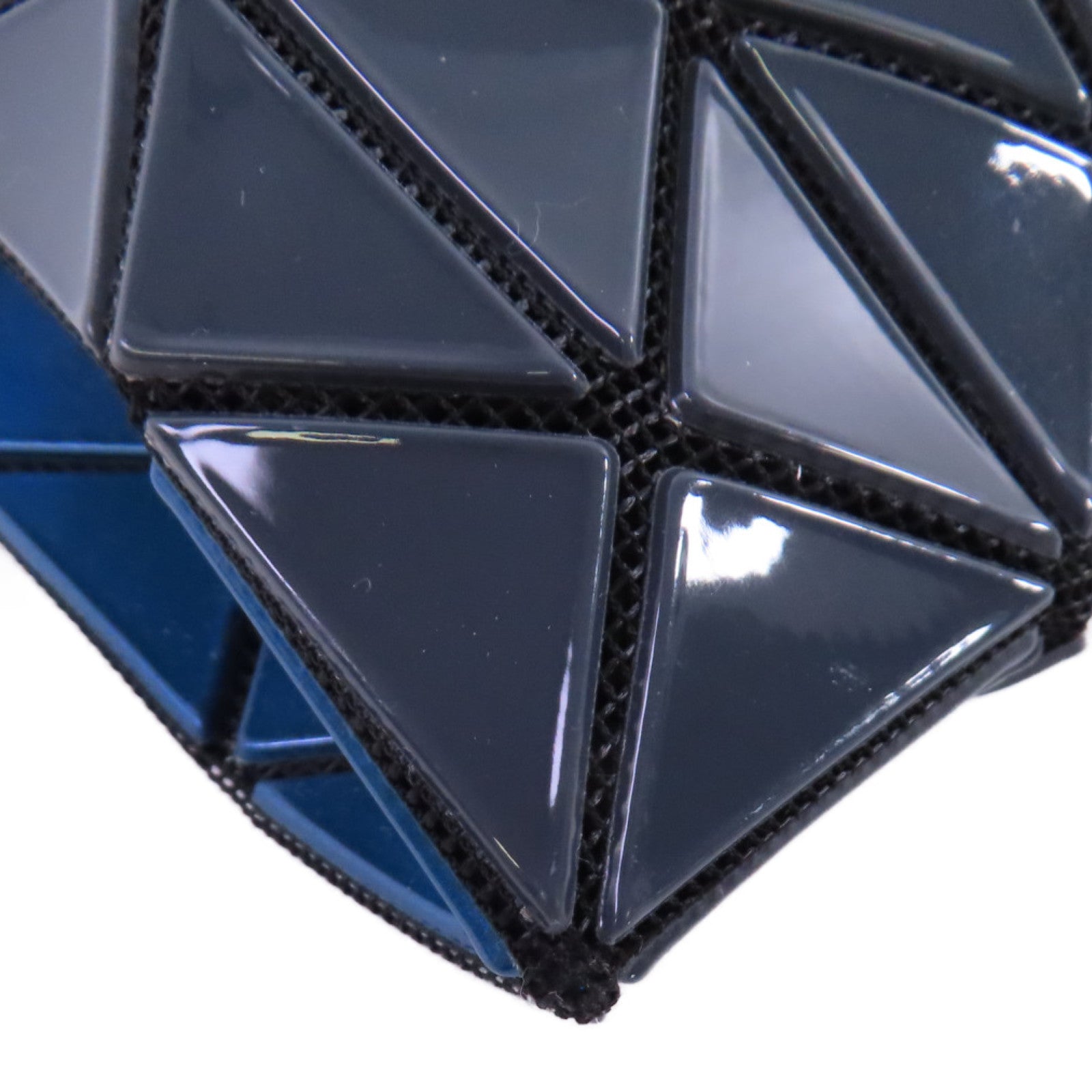 BAO BAO ISSEYMIYAKE PVC Shoulder Bag肩背袋碳灰色/藍色