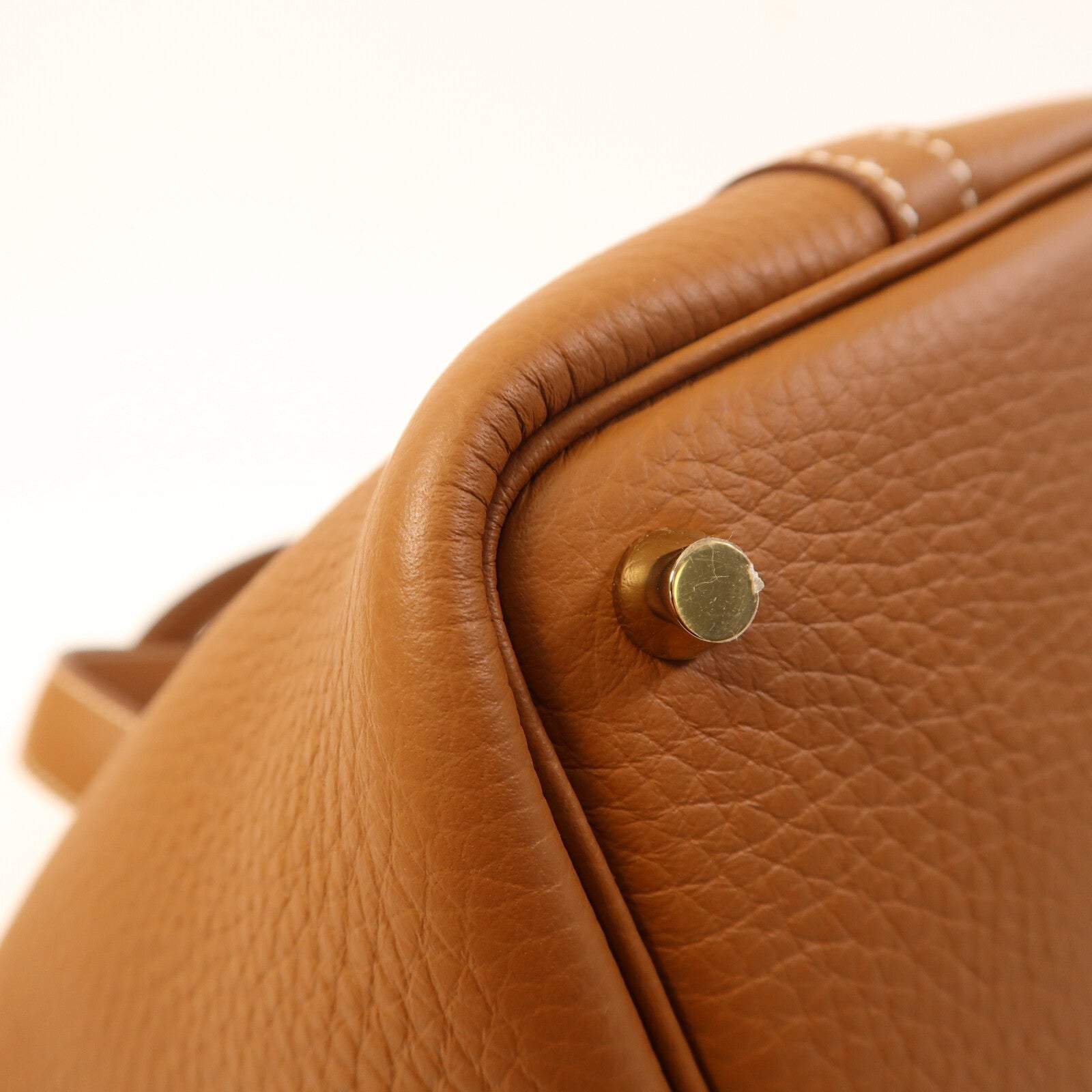 HERMES Clemence皮革Picotin PM金扣手挽袋