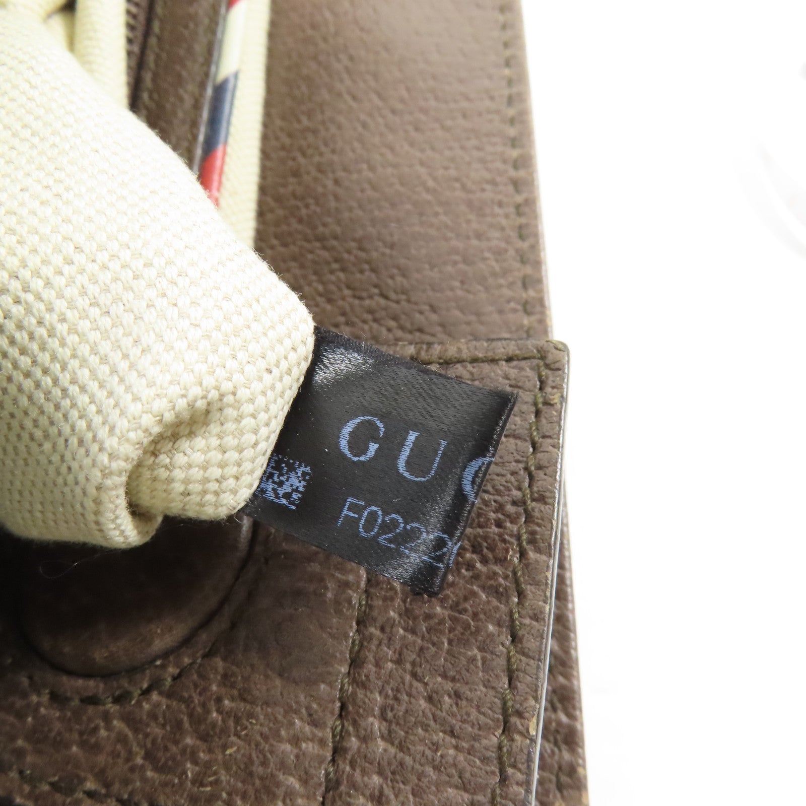 GUCCI 塗層帆布Tote Bag金扣手挽肩背兩用袋