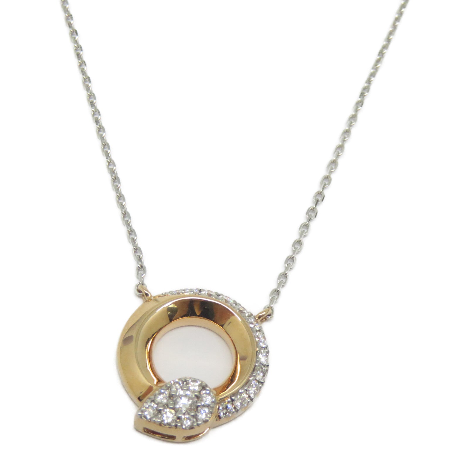 JEWELRY 【激減優惠】18K玫瑰金/白金Diamond Necklace 0.250ct鑽石項鍊