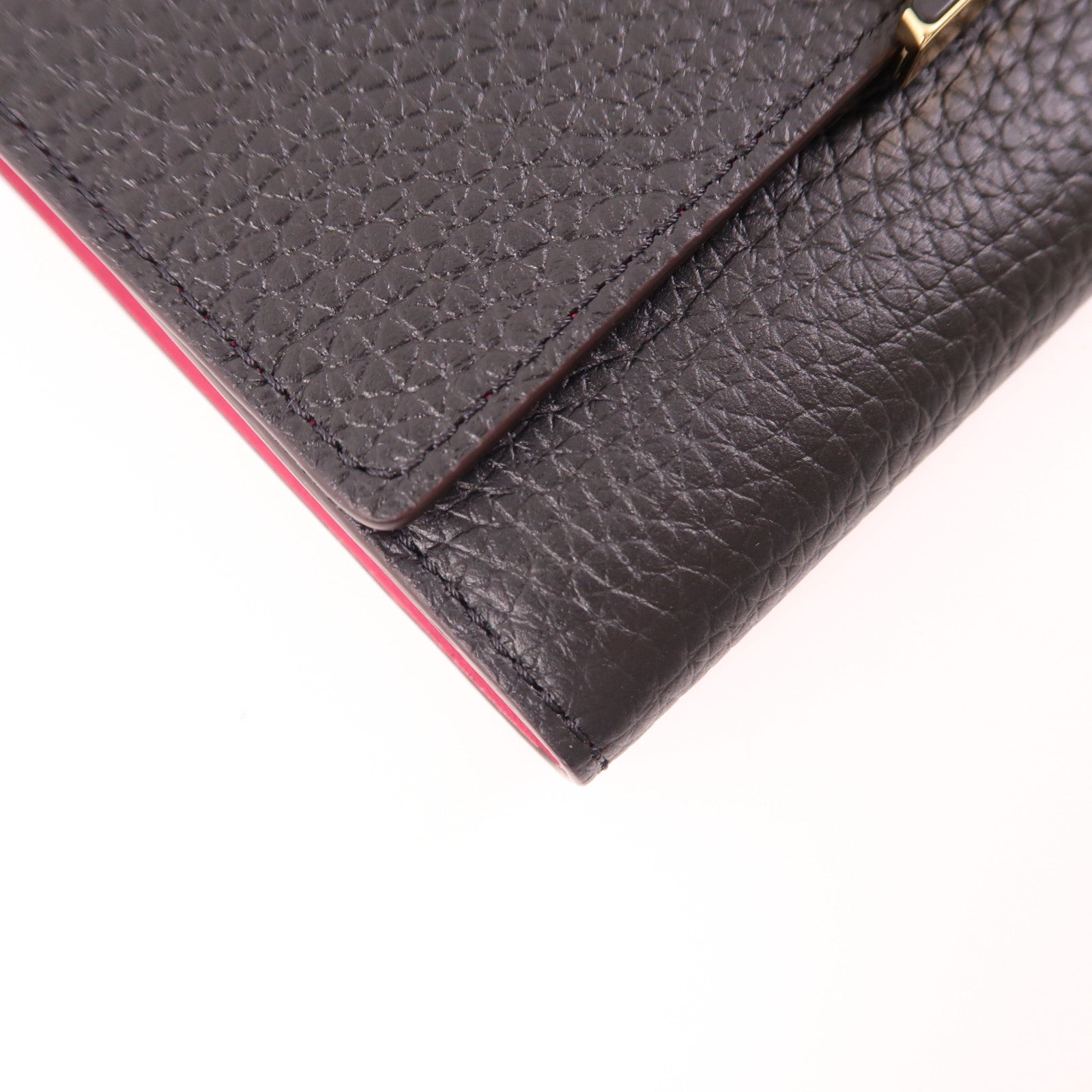 LOUIS VUITTON Taurillon Capucines Wallet金扣錢包