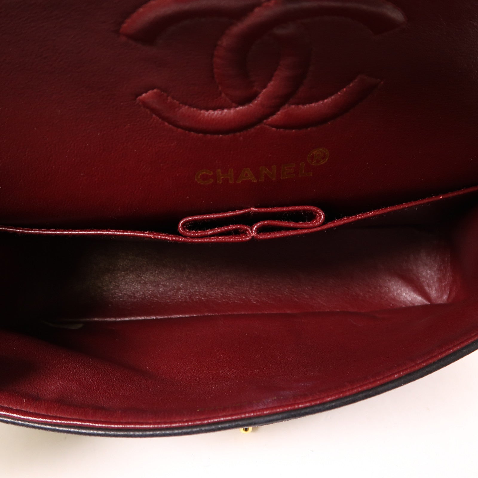 CHANEL 羊皮皮革Classic 23金扣鏈帶肩背袋