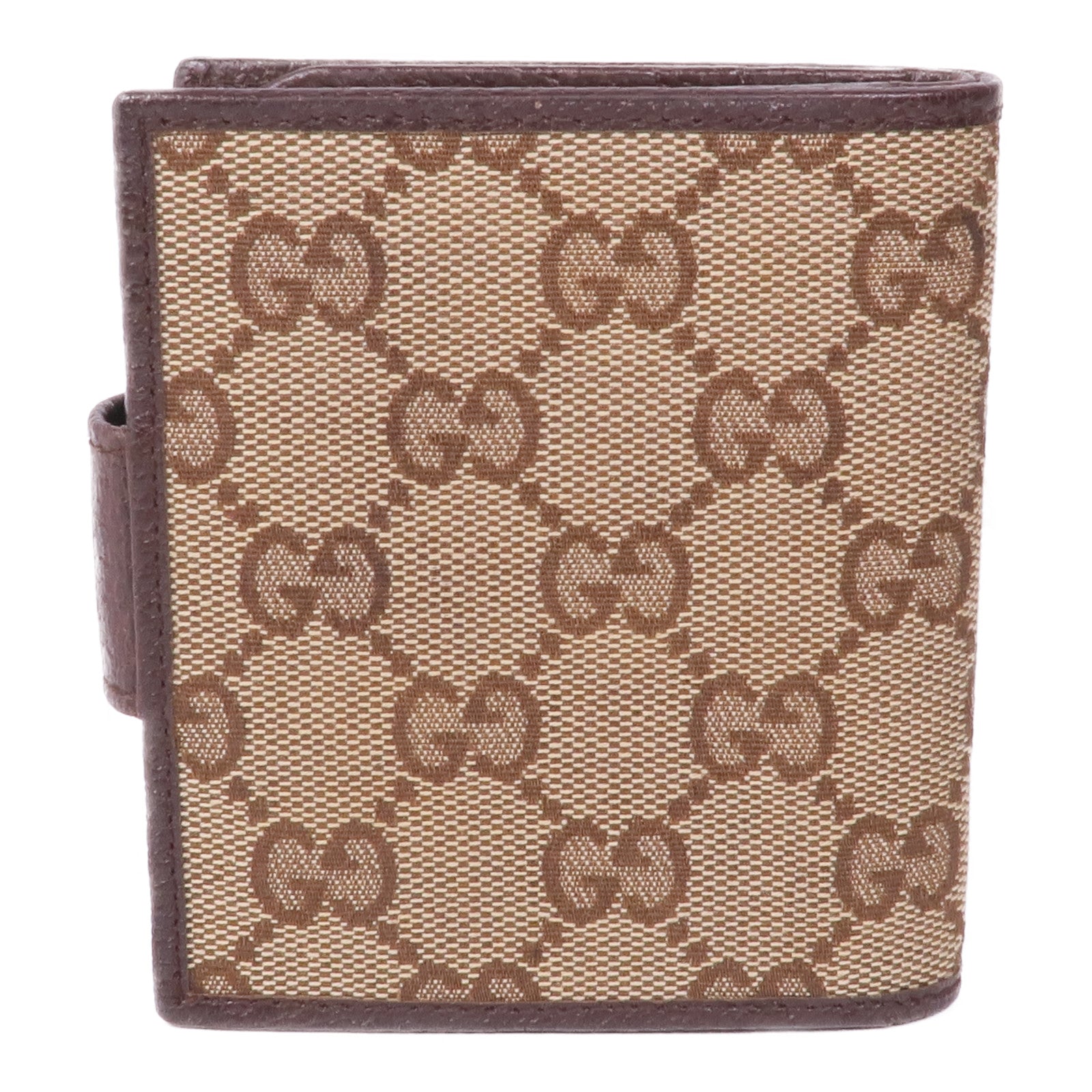 GUCCI 帆布Wallet銀扣錢包
