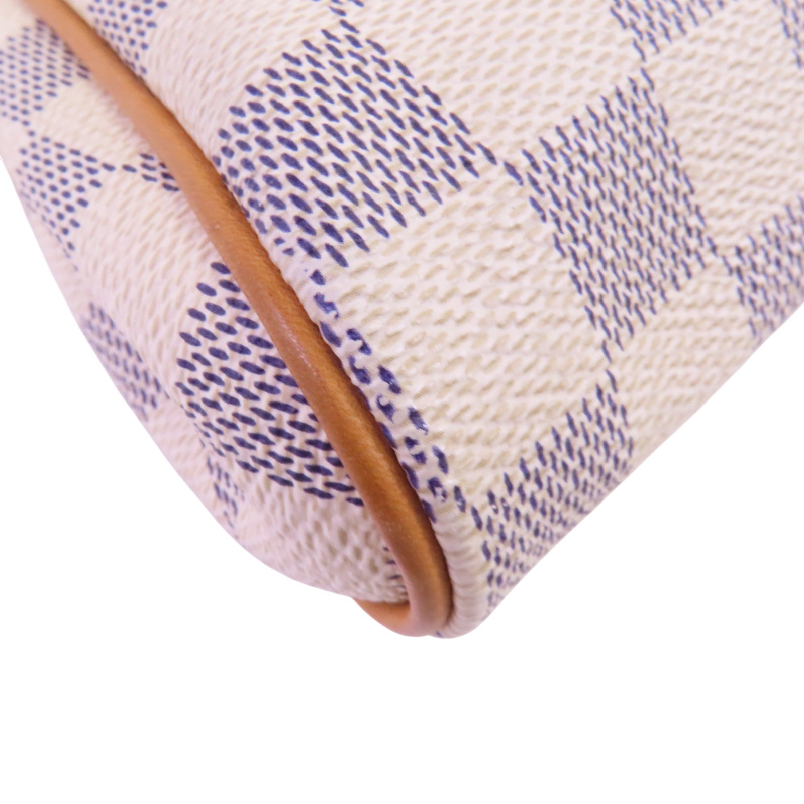 LOUIS VUITTON Damier Azur Eva金扣手挽肩背兩用袋