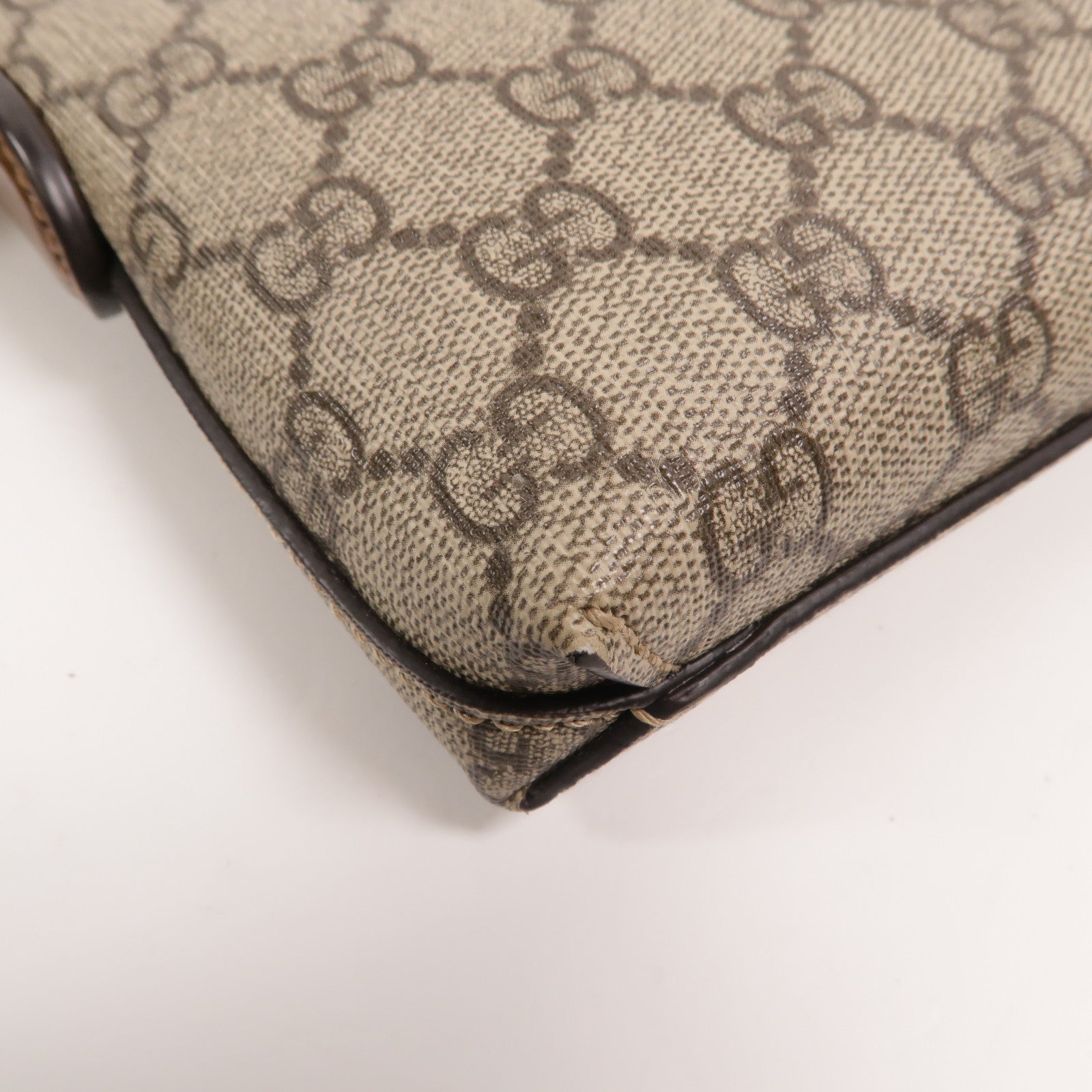 GUCCI 塗層帆布Interlocking G Messenger手挽肩背兩用袋