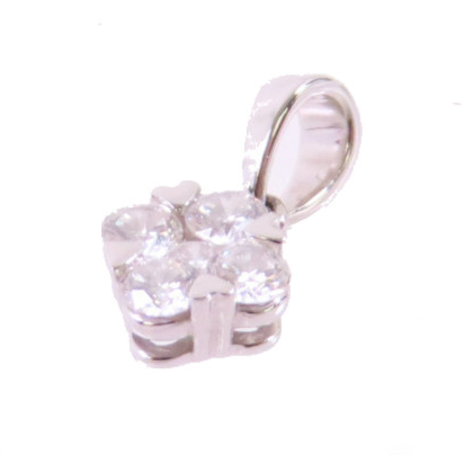 JEWELRY 【激減優惠】PT900鉑金/18K白金Diamond Pendant Top 0.18ct鑽石吊墜頭扣