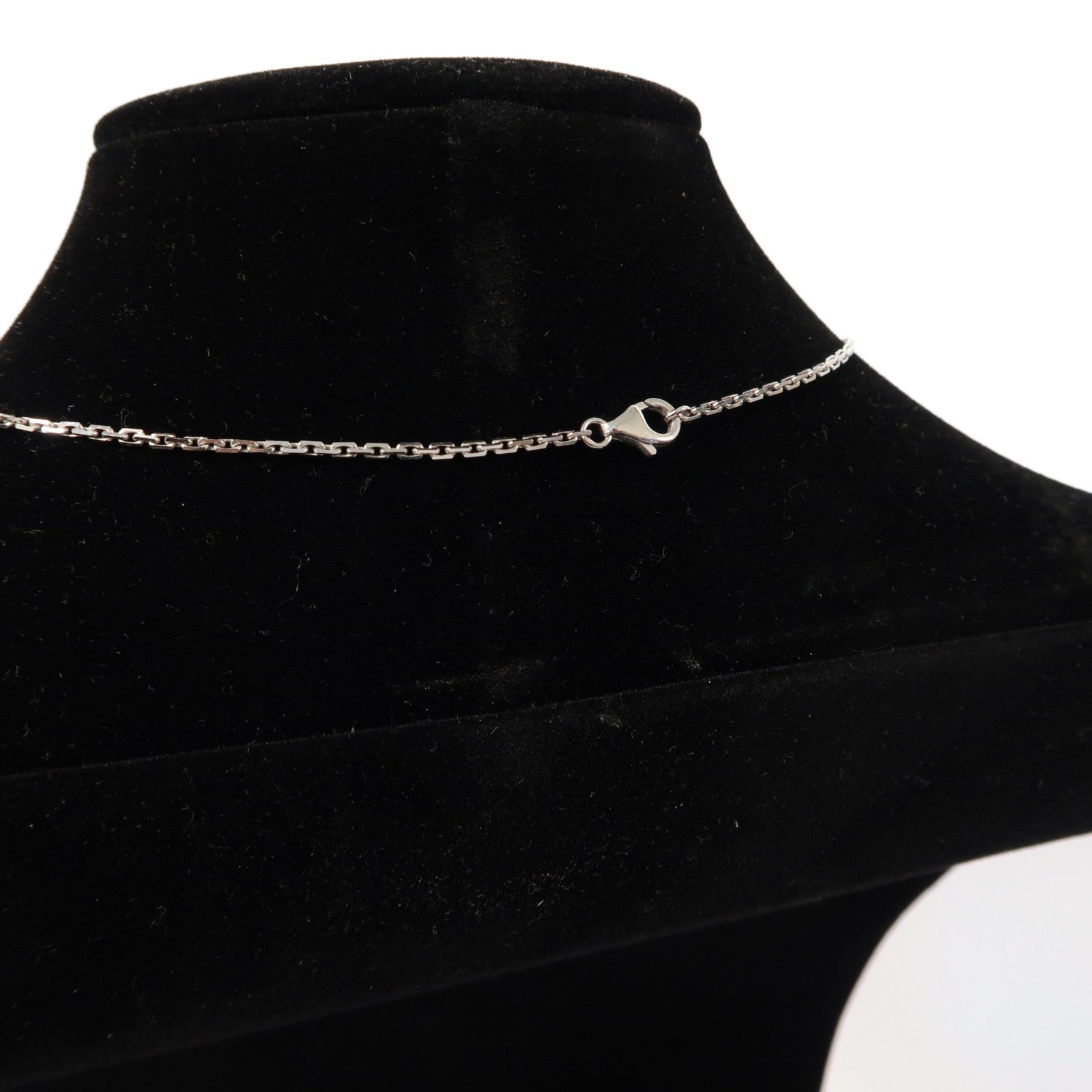 CARTIER 18K白金Love Necklace項鍊銀色