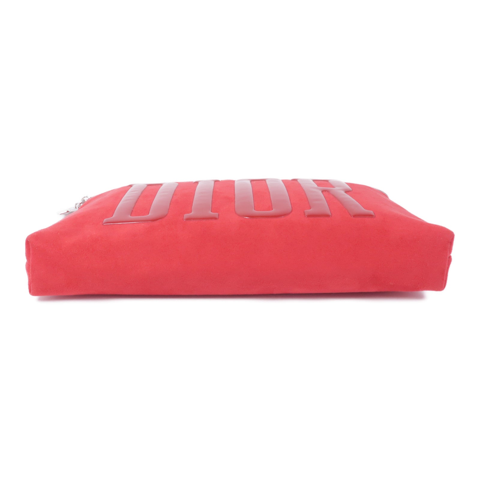 Dior 麂皮皮革Clutch/Pouch銀扣手拿包