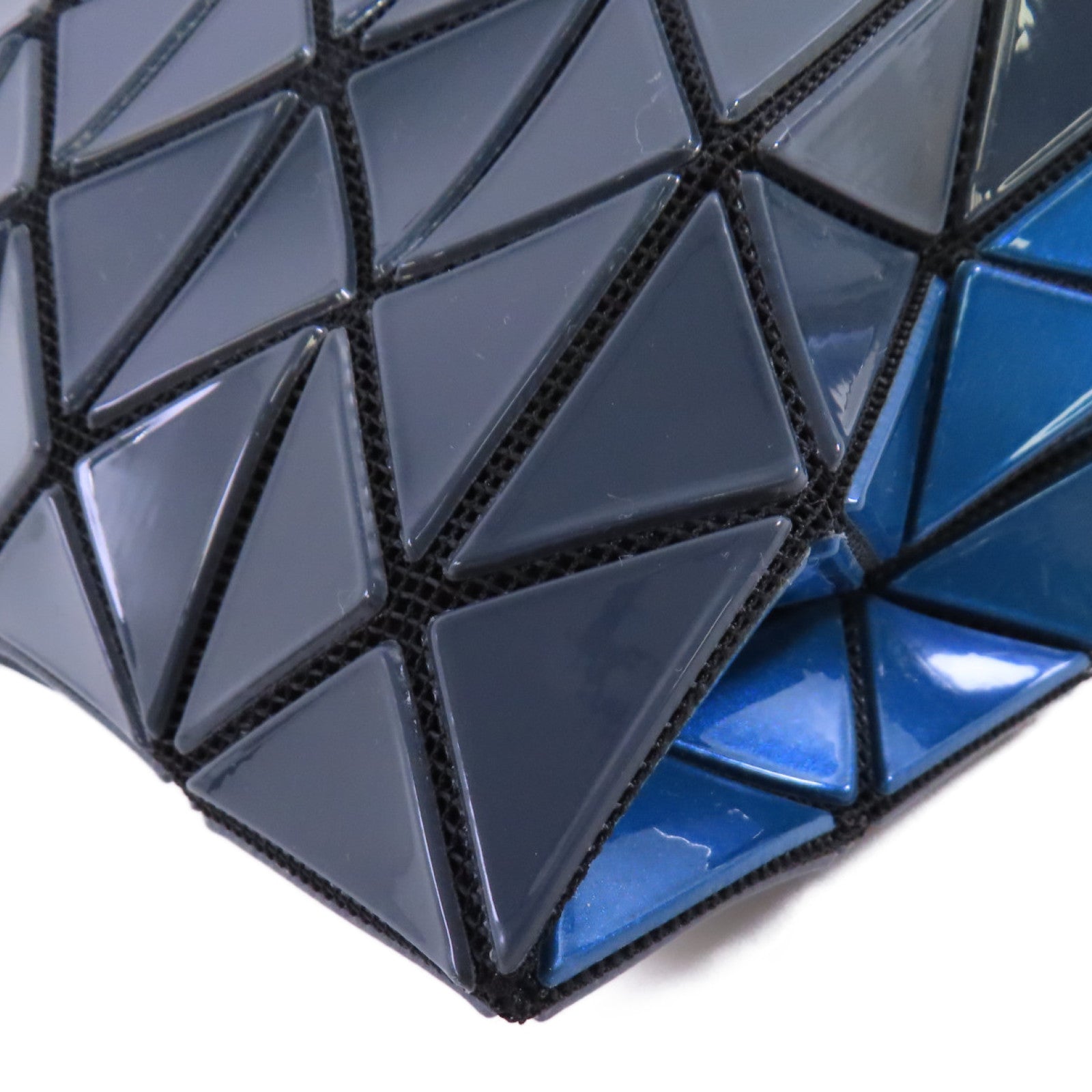 BAO BAO ISSEYMIYAKE PVC Shoulder Bag肩背袋碳灰色/藍色