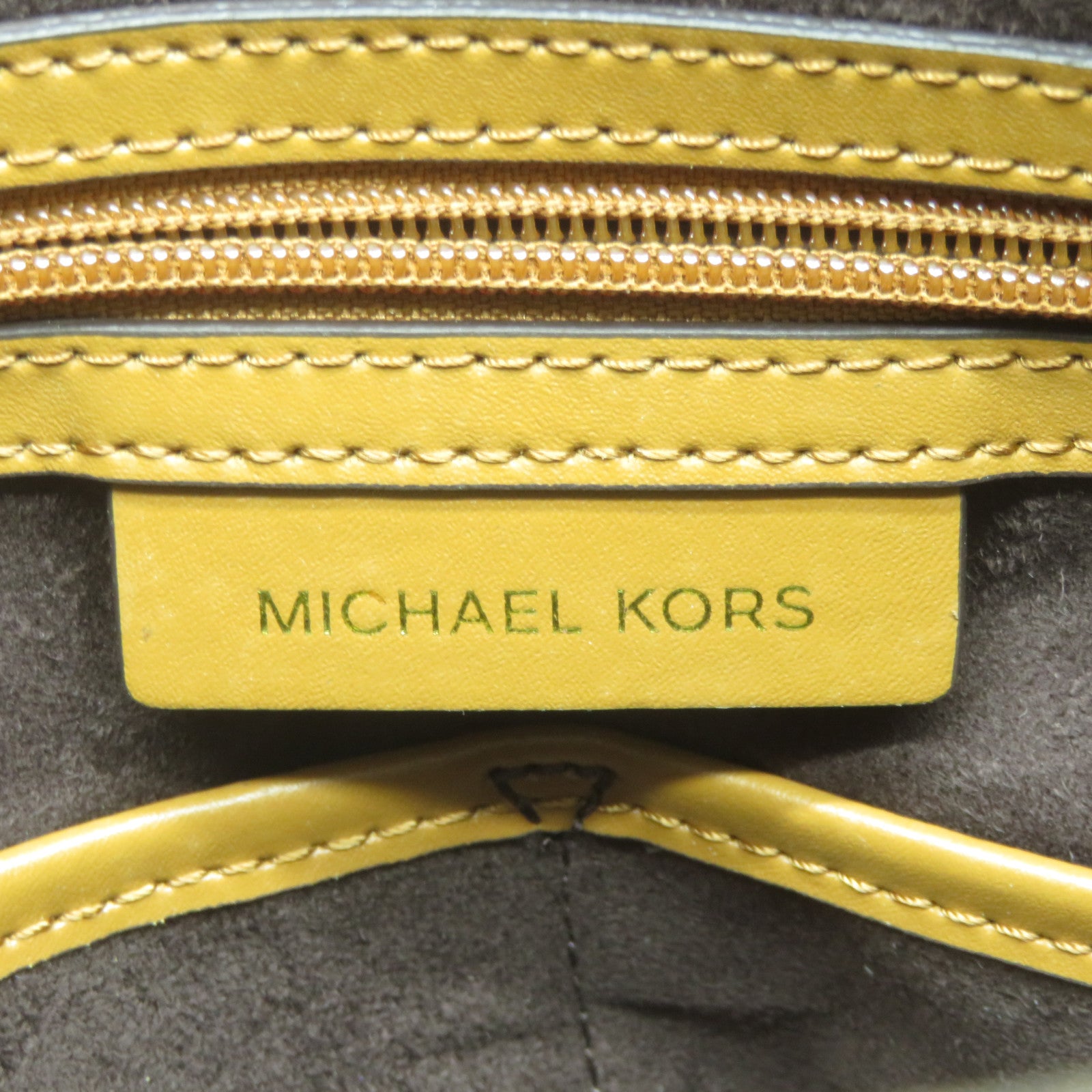 Michael Kors 【激減優惠】塗層帆布2way Shoulder Bag金扣手挽肩背兩用袋啡色