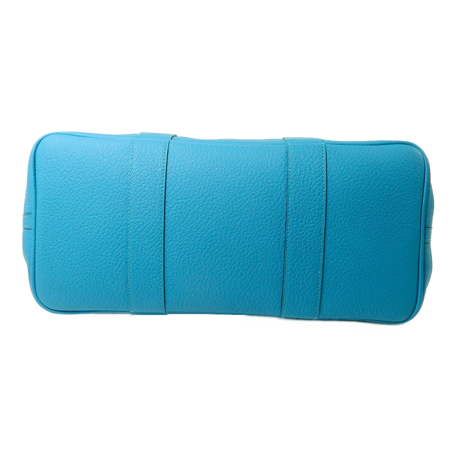 HERMES Negonda皮革Garden Party PM手挽袋Turquoise