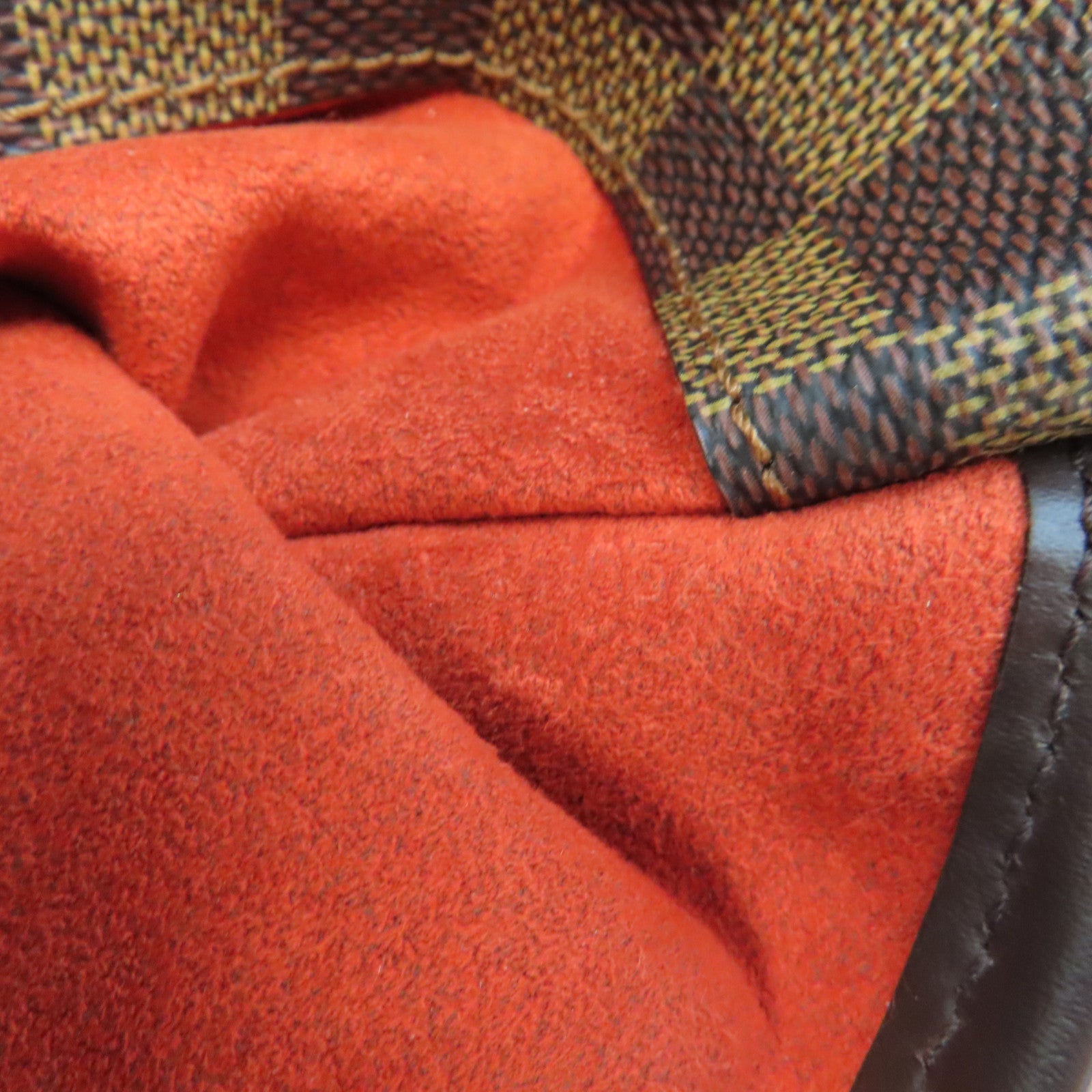 LOUIS VUITTON Damier Pochette Ipanema金扣肩背袋啡色