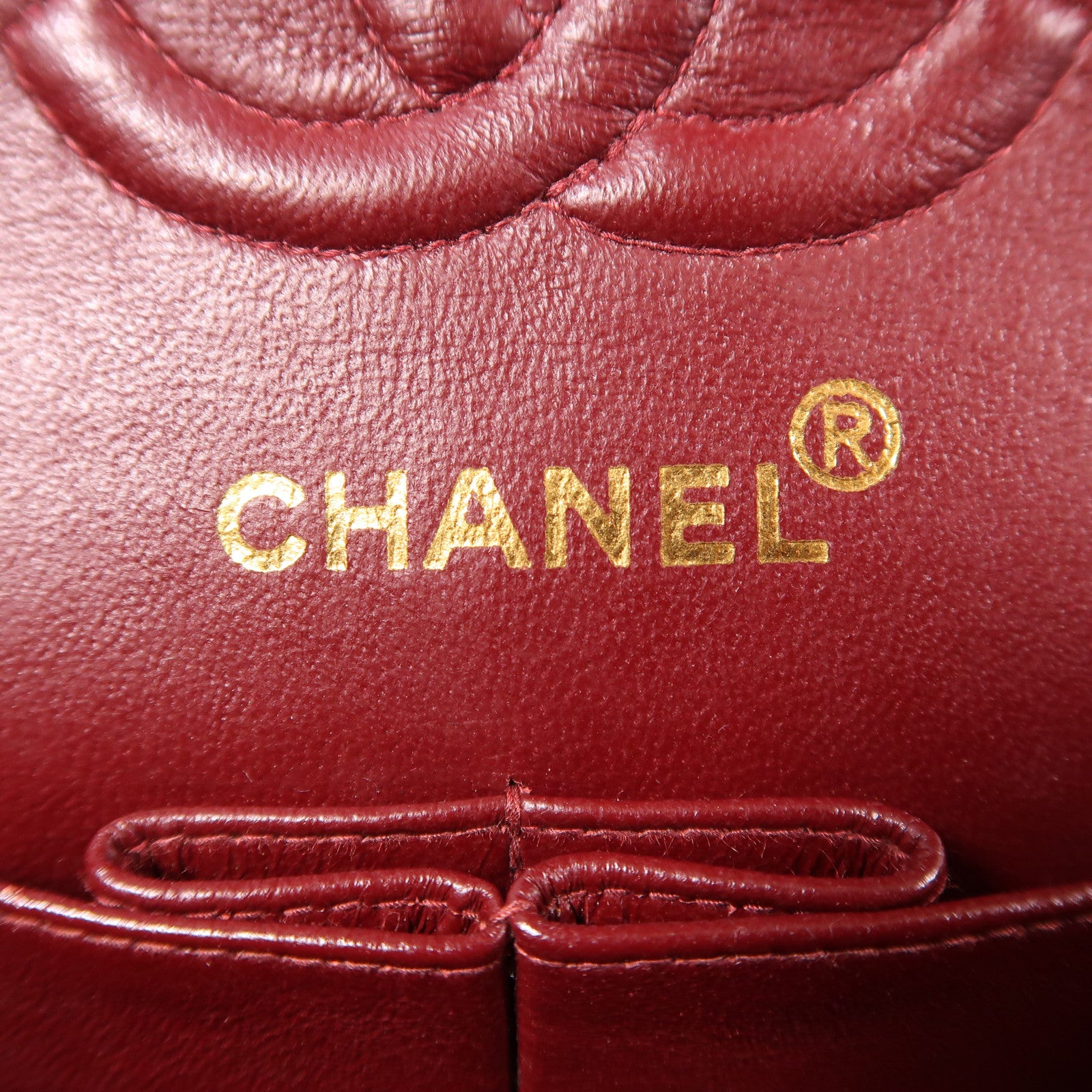 CHANEL 羊皮皮革Classic 23金扣鏈帶肩背袋