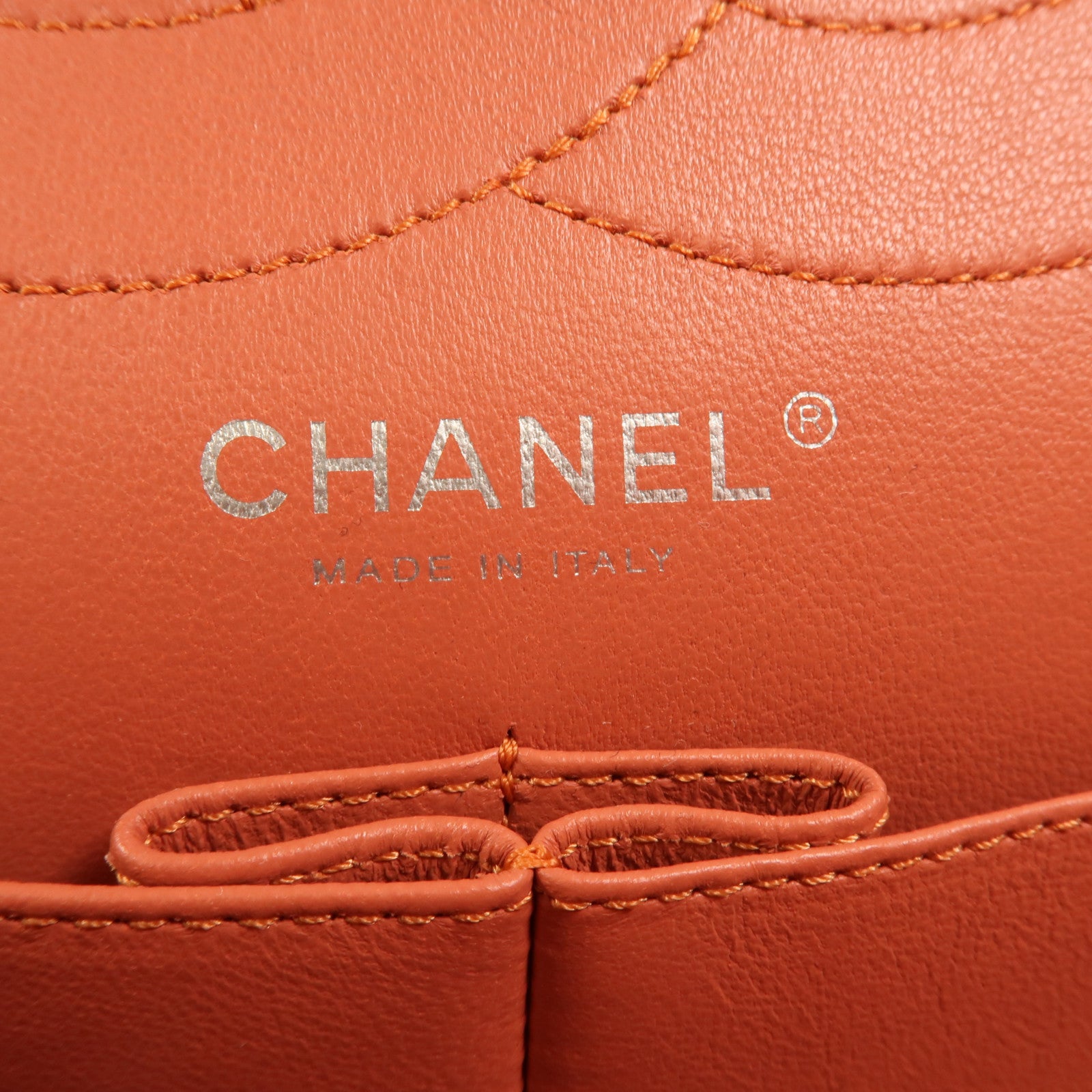 CHANEL 羊皮皮革2.55 Jumbo銀扣鏈帶肩背袋