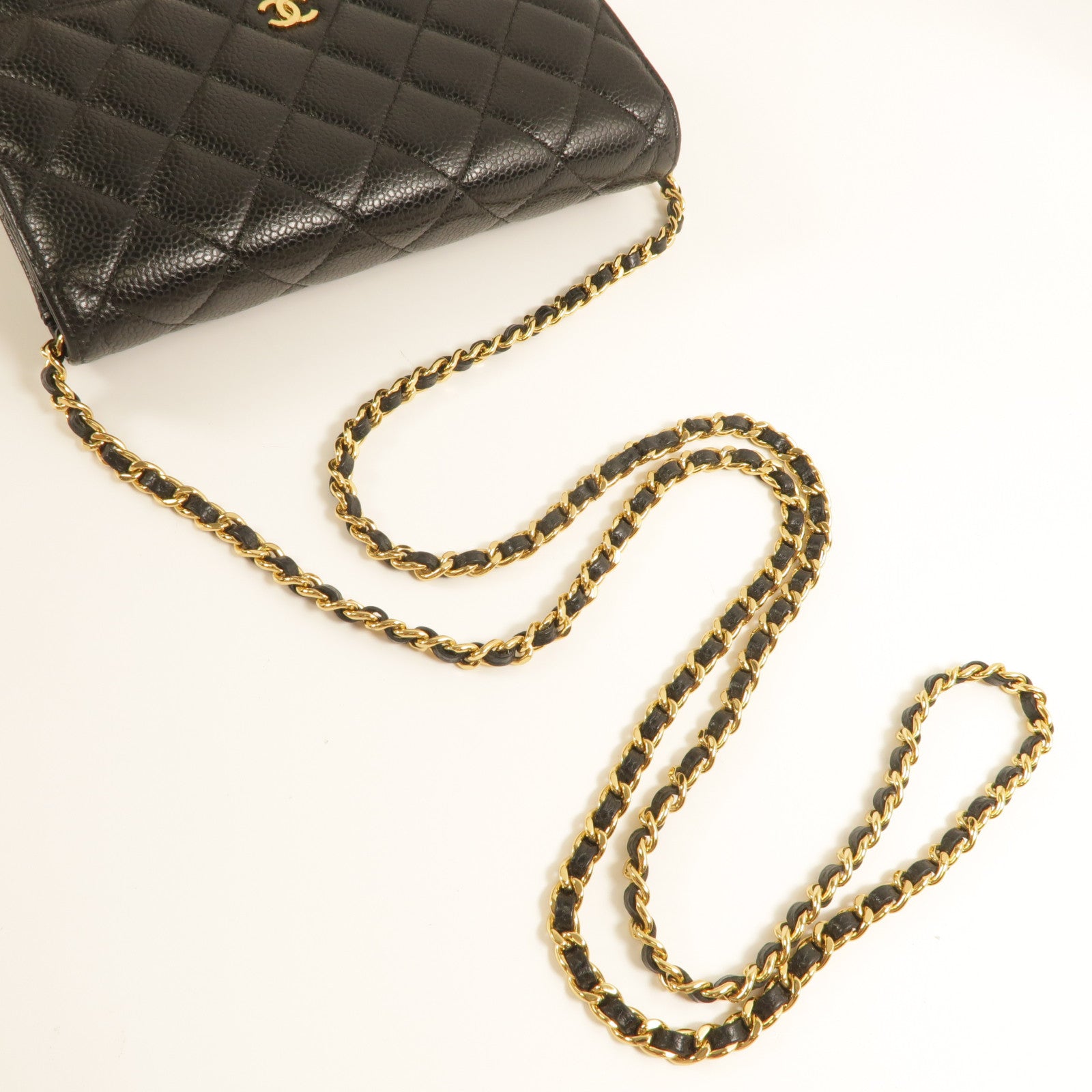 CHANEL 牛皮皮革WOC Wallet On Chain肩背袋