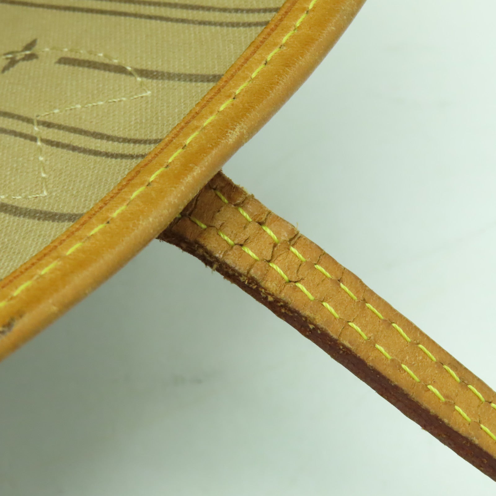 LOUIS VUITTON 【激減優惠】Monogram Neverfull MM金扣手挽袋棕色