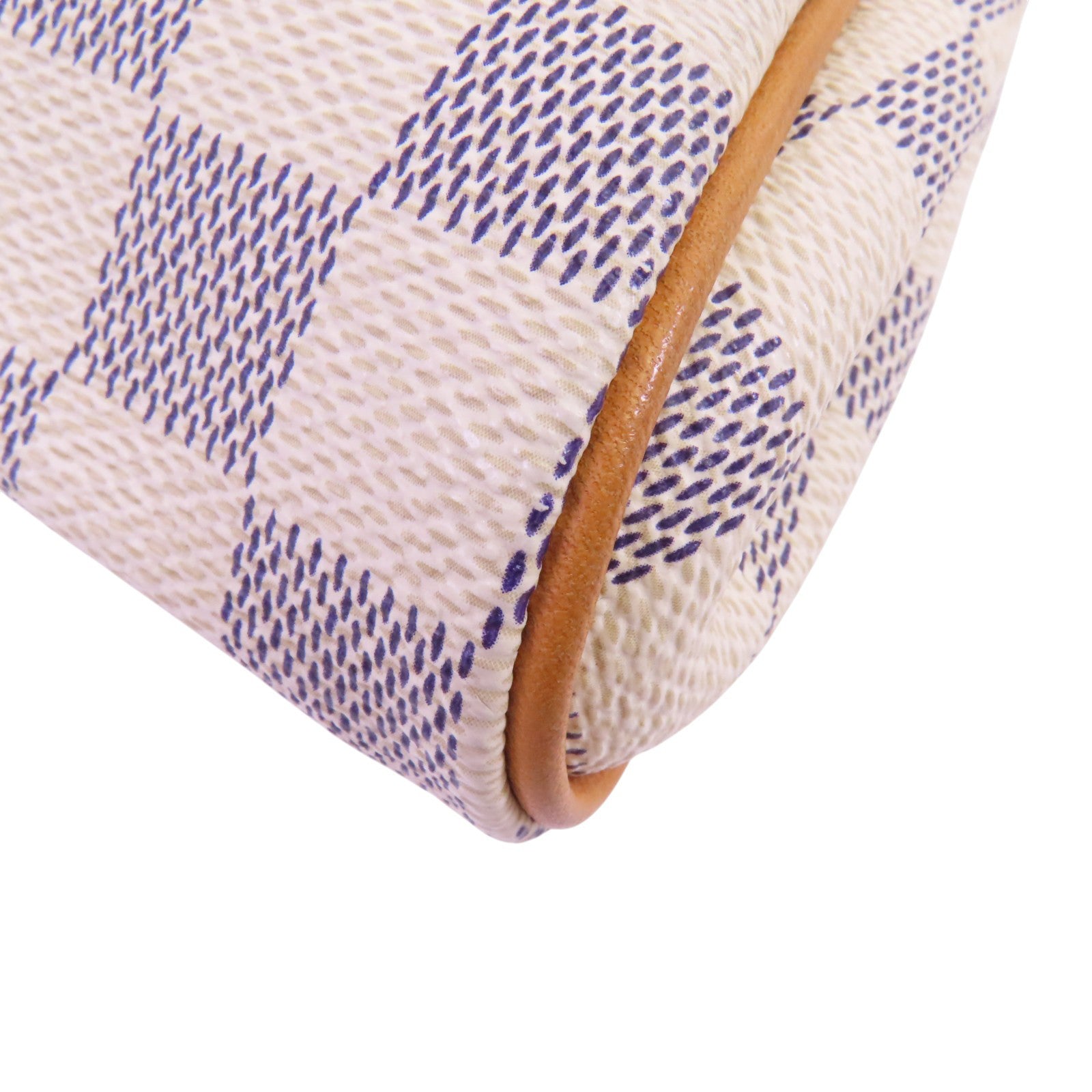 LOUIS VUITTON Damier Azur Eva金扣手挽肩背兩用袋