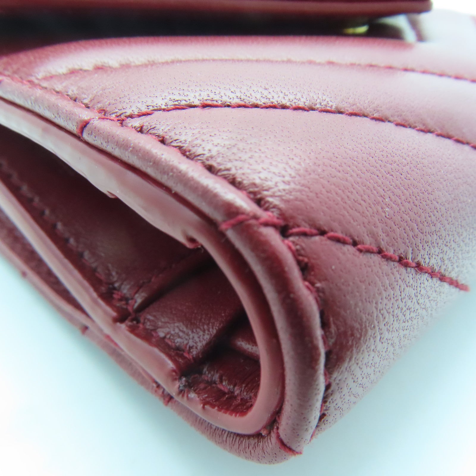 SAINT LAURENT【激減優惠】 羊皮皮革Wallet金扣錢包