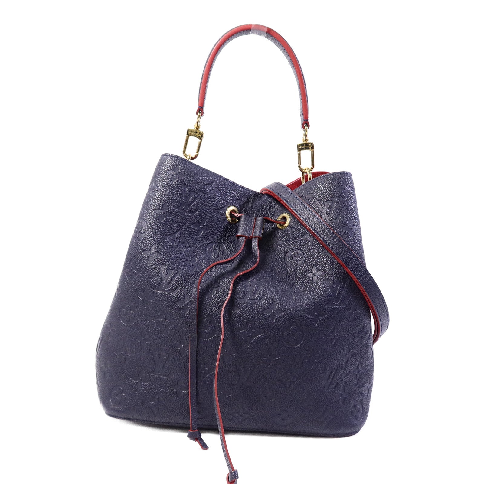 LOUIS VUITTON Monogram Empreinte Neo Noe MM手挽肩背兩用袋