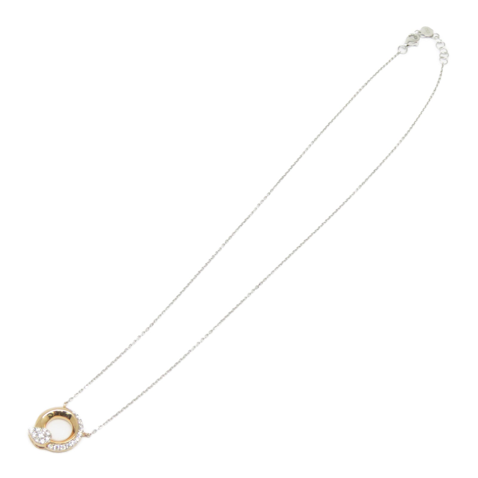 JEWELRY 【激減優惠】18K玫瑰金/白金Diamond Necklace 0.250ct鑽石項鍊