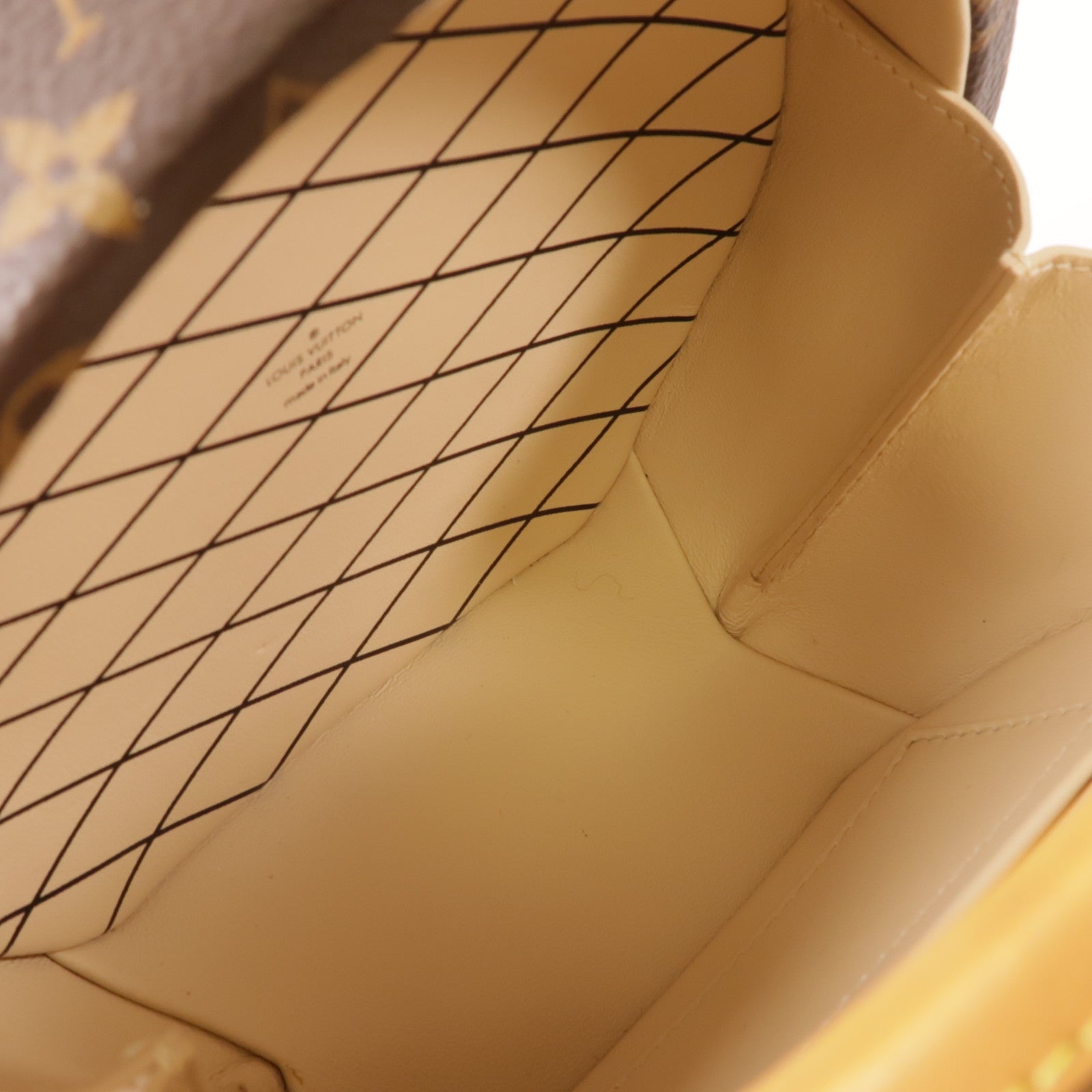 LOUIS VUITTON Monogram Petite Boite Chapeau金扣手挽肩背兩用袋