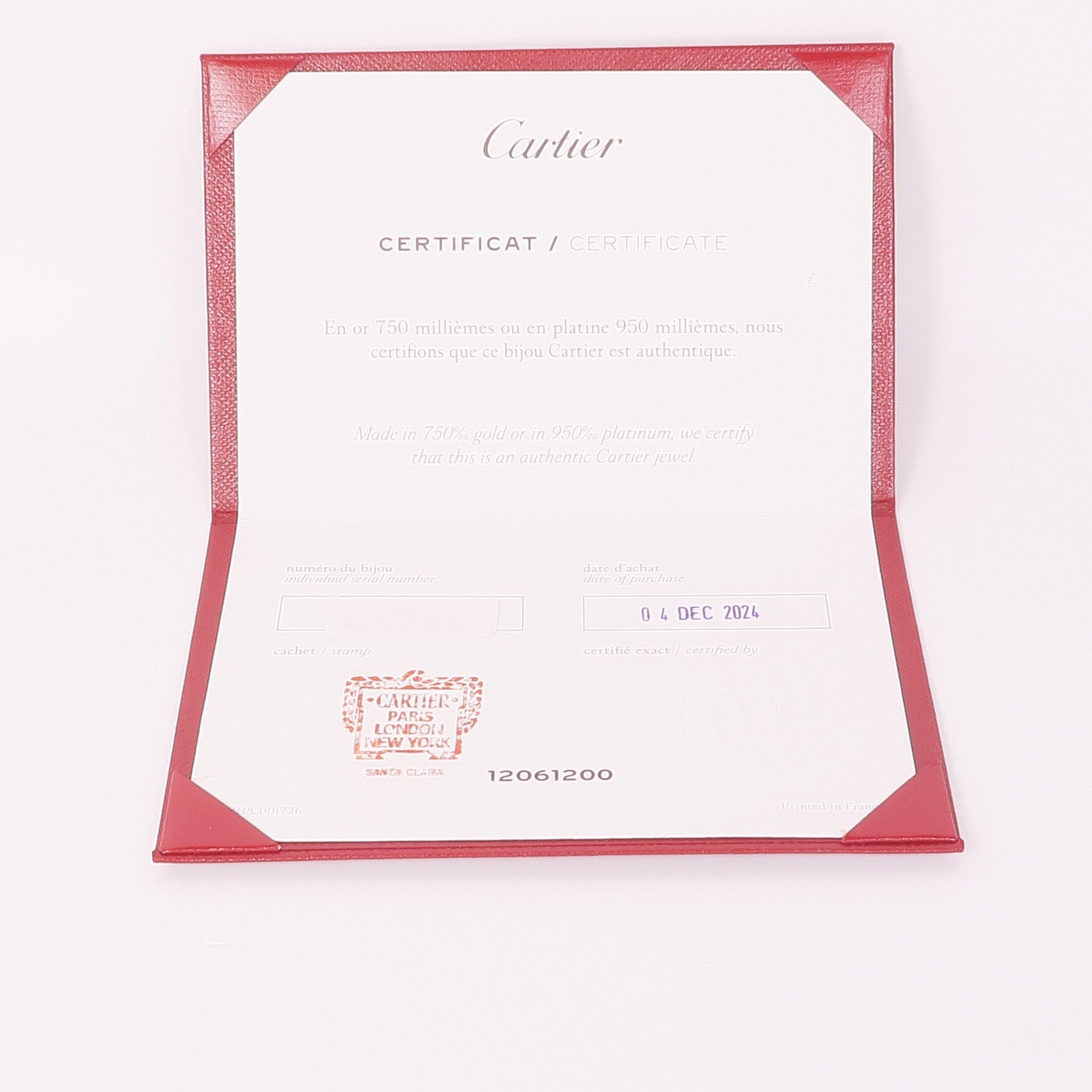 CARTIER 18K玫瑰金Juste Un Clou Bracelet鑽石手鐲Cartier#16