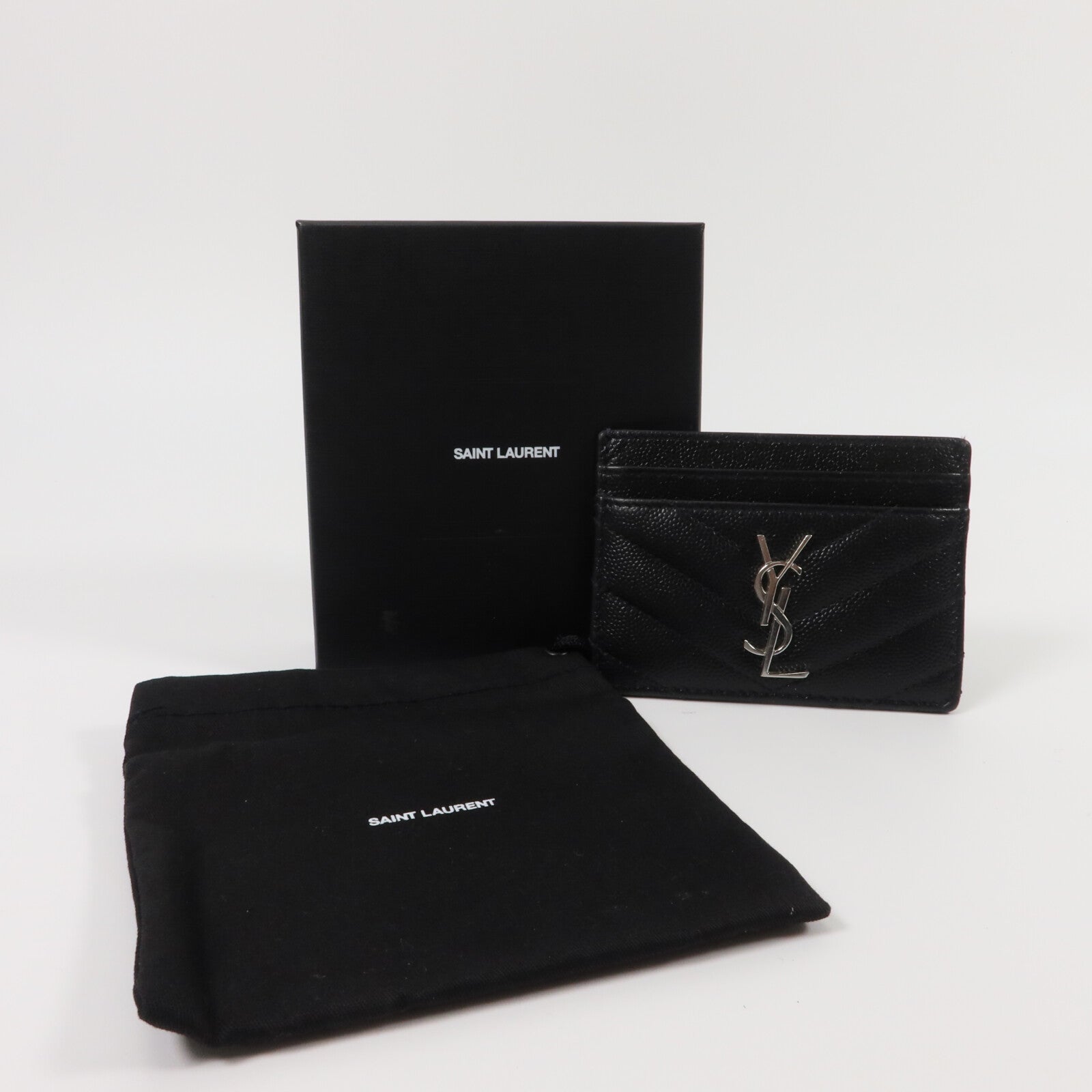 SAINT LAURENT 牛皮皮革Card Case卡片套