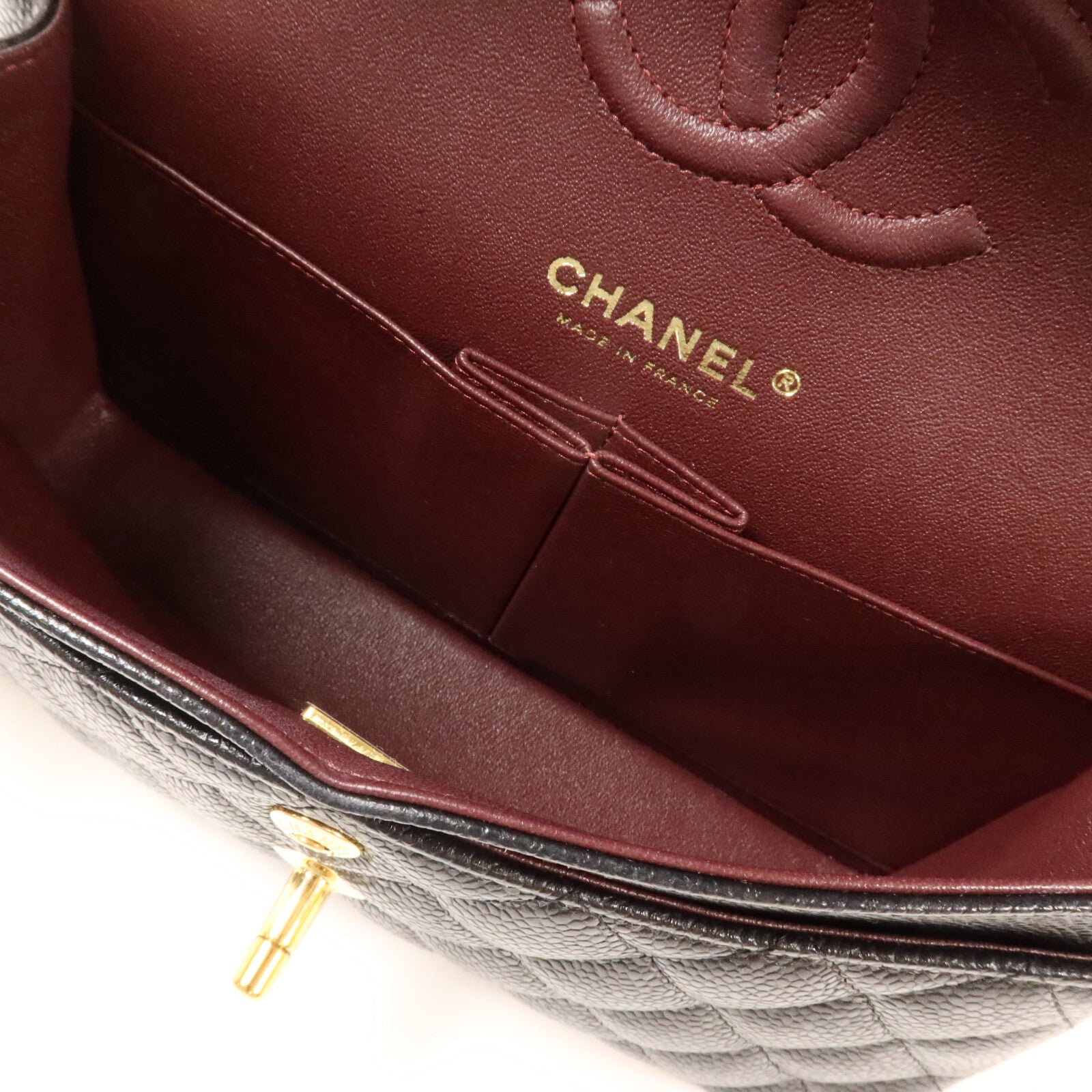 CHANEL 牛皮皮革Classic 23鏈帶肩背袋