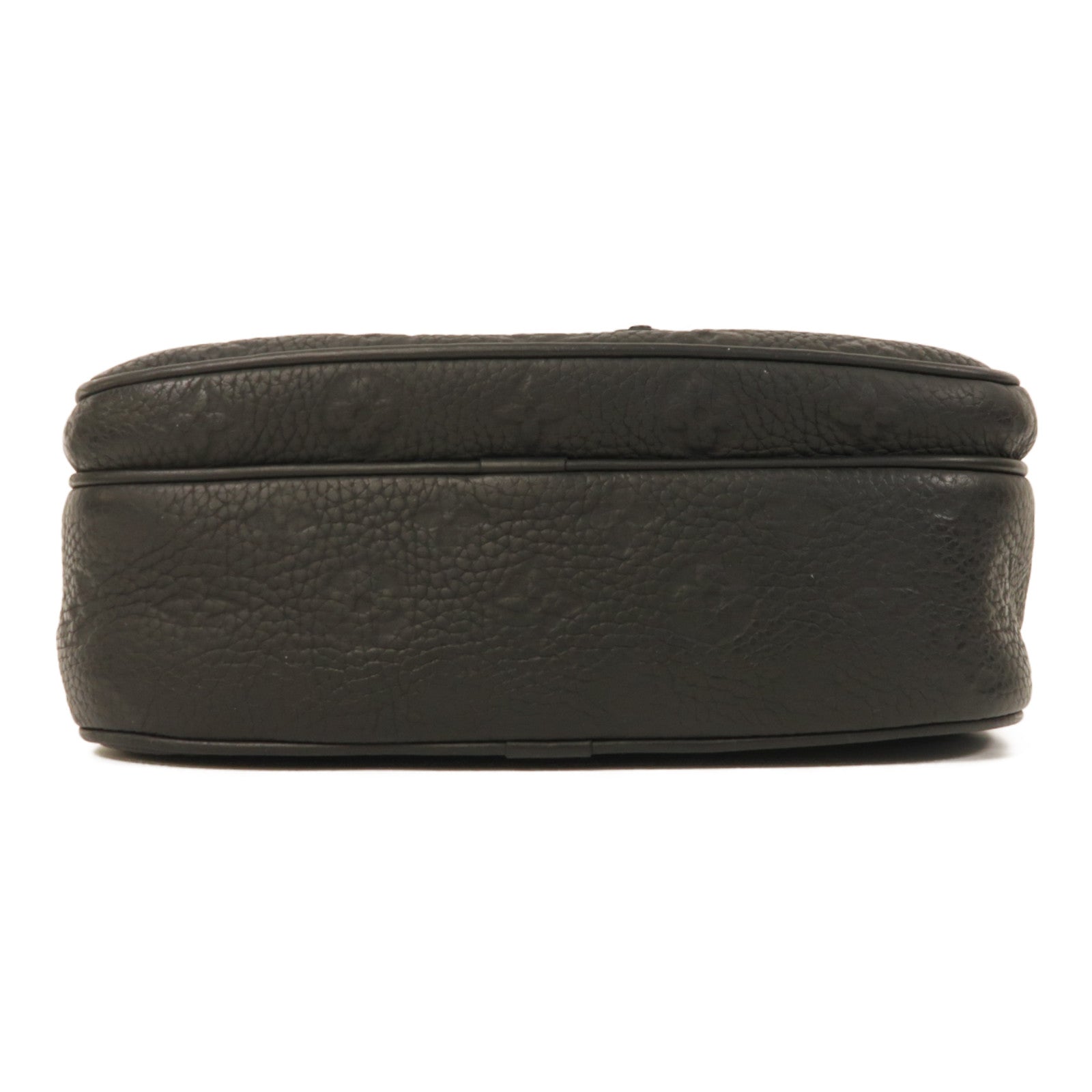 LOUIS VUITTON Monogram Taurillon S Lock肩背袋黑色