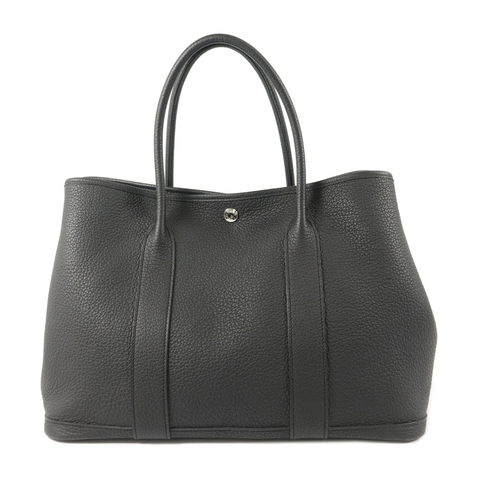 HERMES Negonda皮革Garden Party PM手挽袋Noir