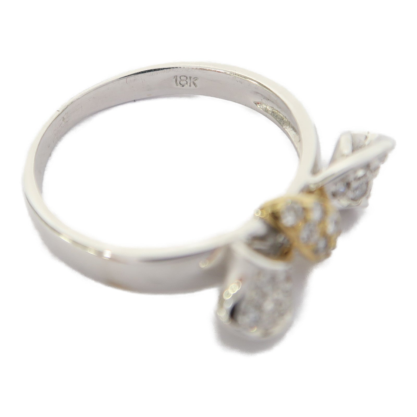 JEWELRY 【激減優惠】18K白金Diamond Ring戒指US#6.25