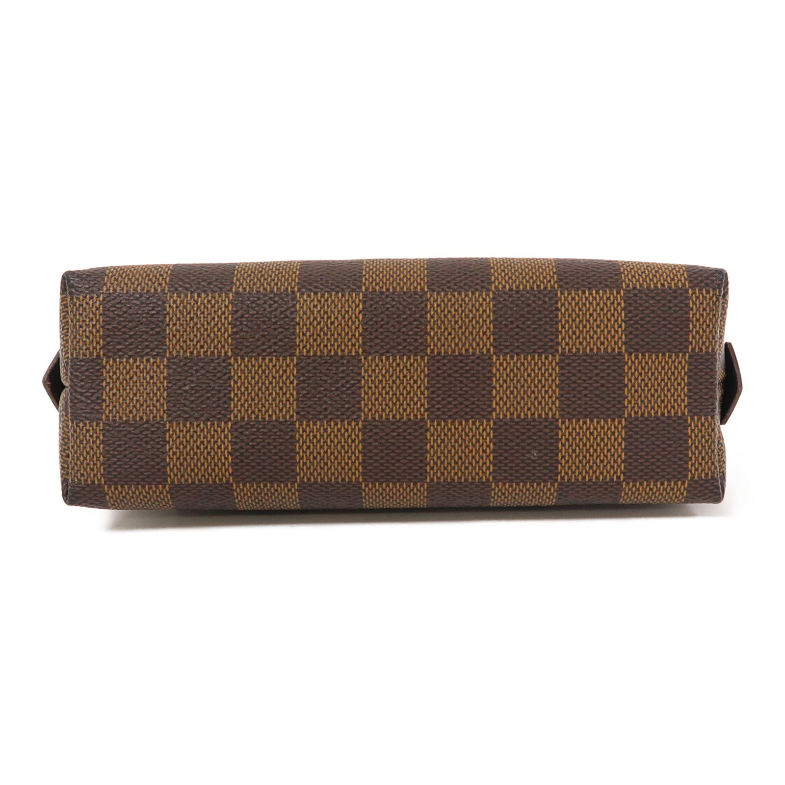 LOUIS VUITTON 【激減優惠】Damier Ebene Cosmetic Pouch PM金扣手拿包啡色