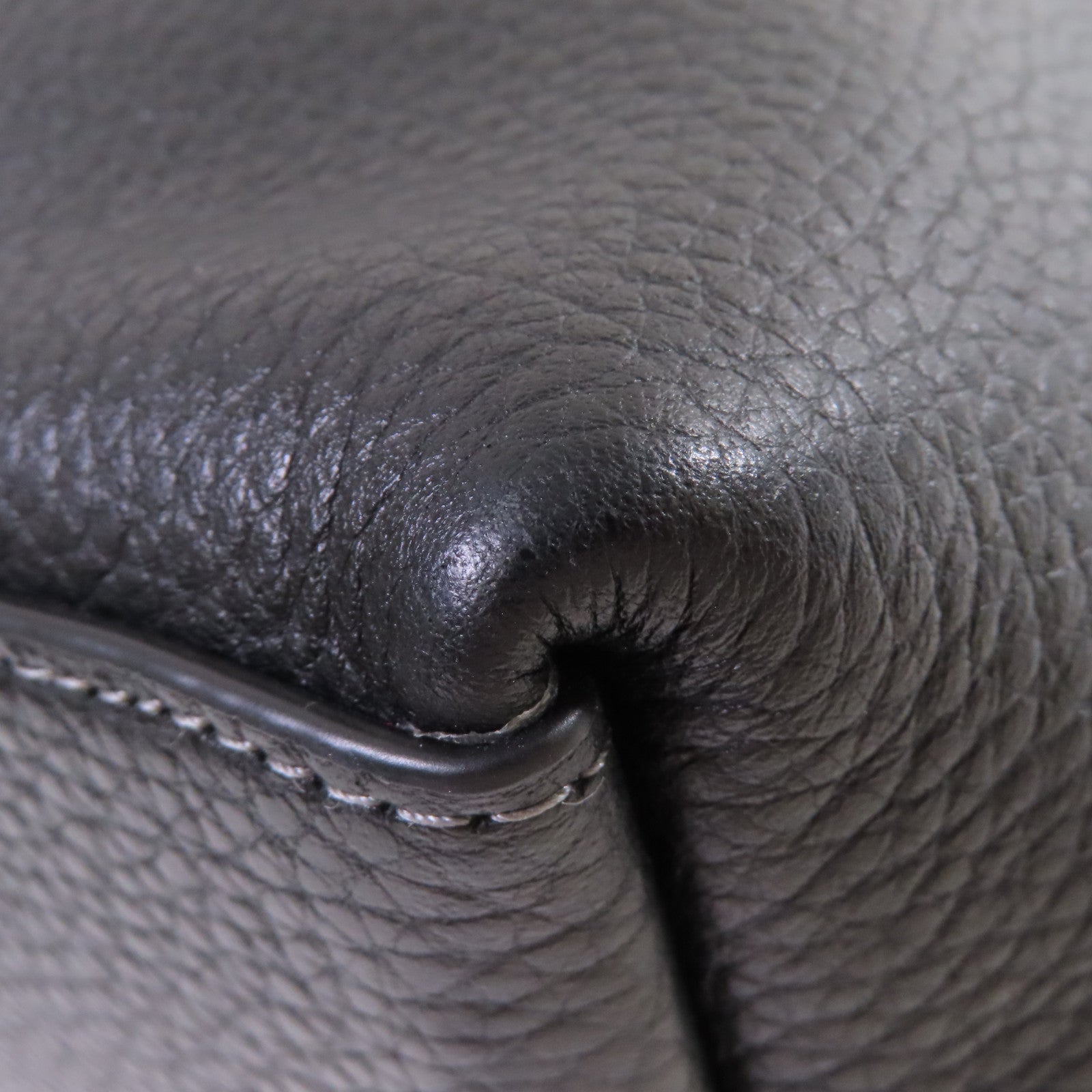 COACH 牛皮皮革2Way Shoulder Bag金扣手挽肩背兩用袋黑色