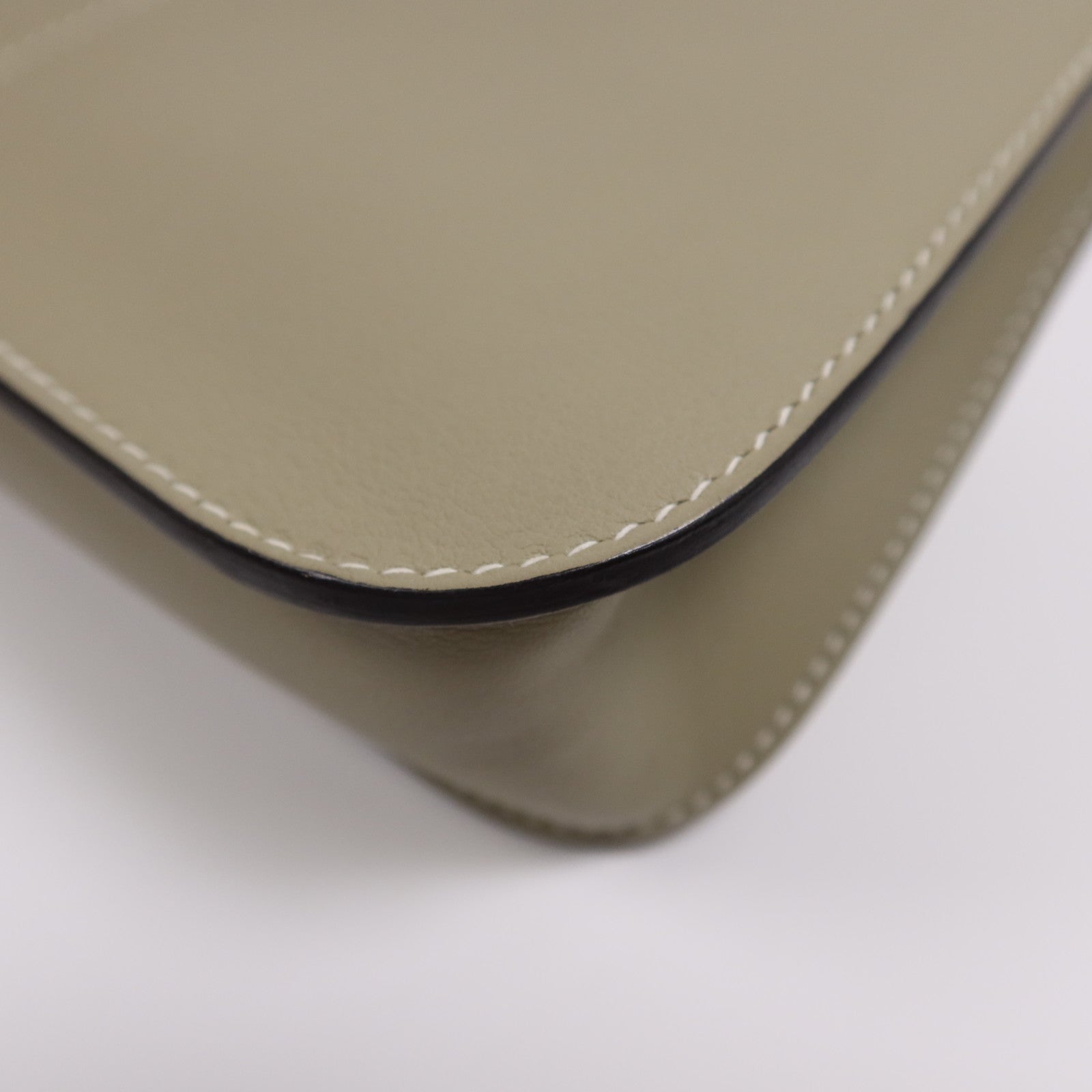 HERMES Swift皮革Mini Halzan銀扣手挽肩背兩用袋Sauge