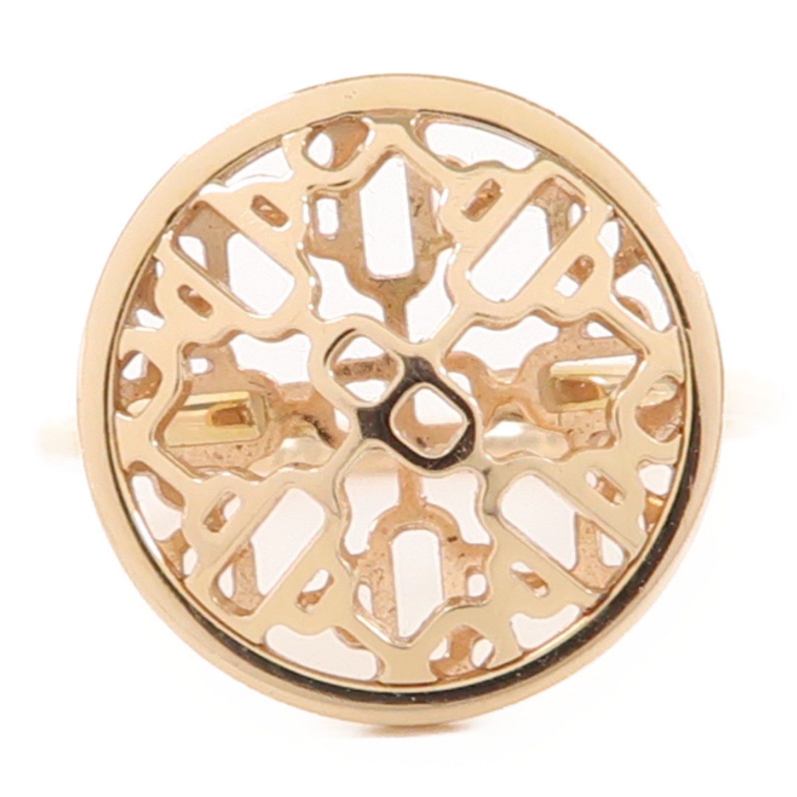 HERMES 【激減優惠】18K玫瑰金Chaine D'Ancre Passerelle Ring戒指US#5.75