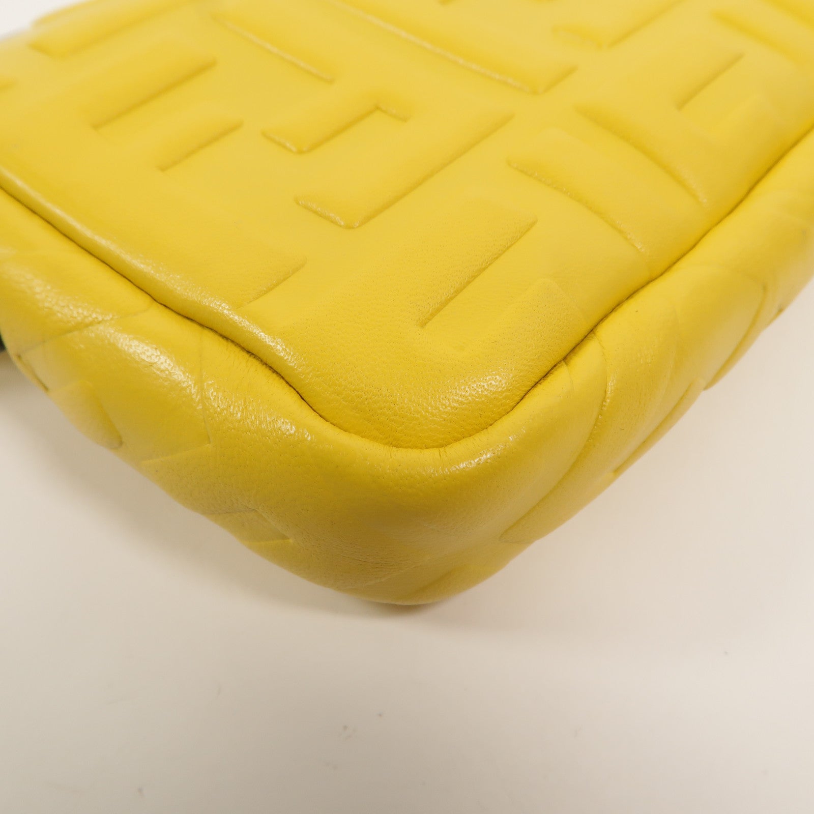 FENDI 牛皮皮革Baguette Mini手挽肩背兩用袋