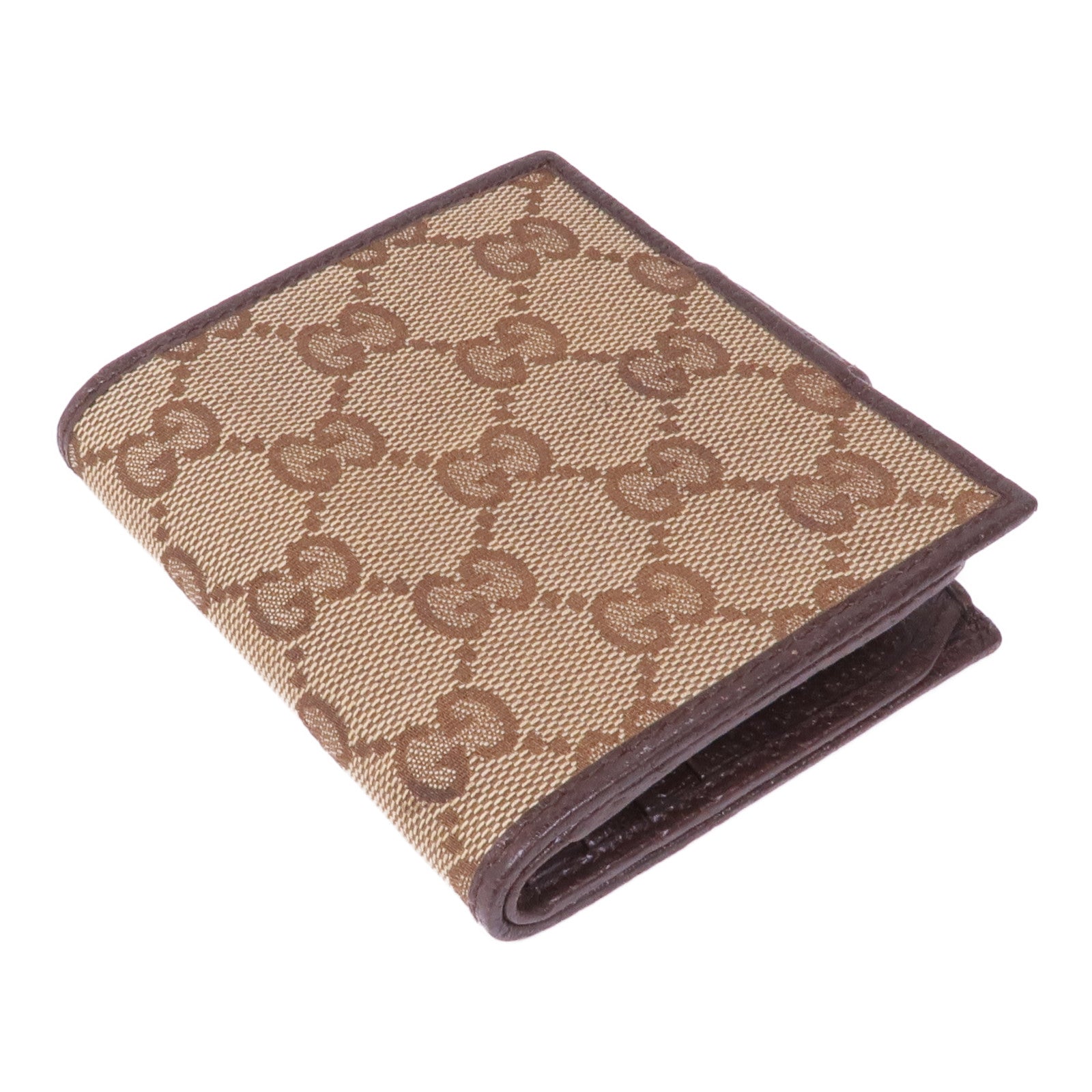 GUCCI 帆布Wallet銀扣錢包